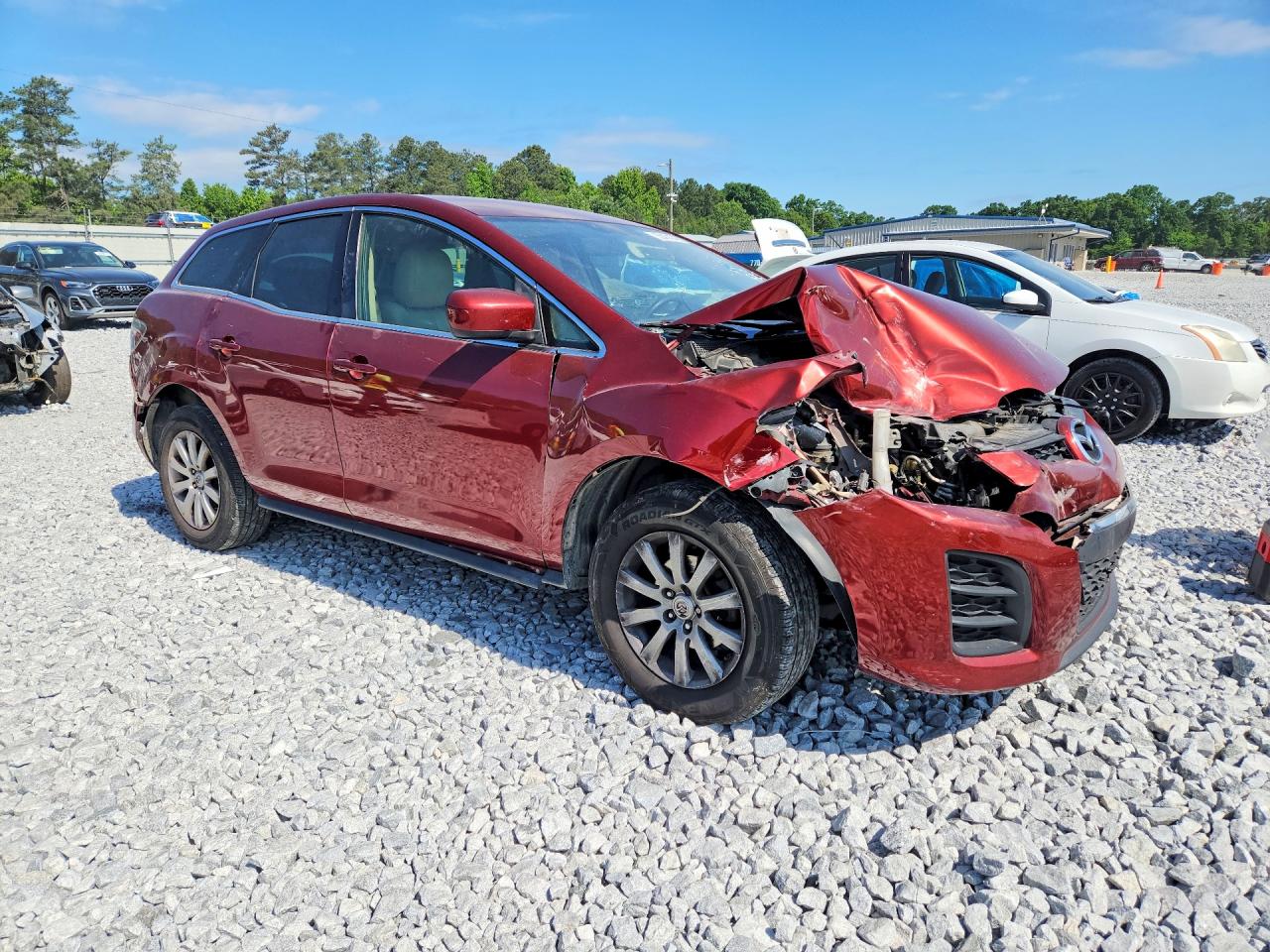 2011 Mazda Cx-7 Красный vin: JM3ER2B56B0402261