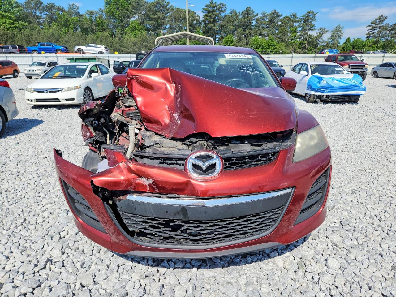 2011 Mazda Cx-7 Красный vin: JM3ER2B56B0402261