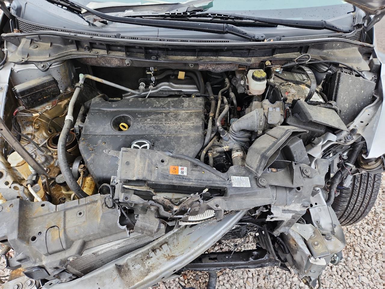 2012 Mazda Cx-7 Silver vin: JM3ER2B56C0415478