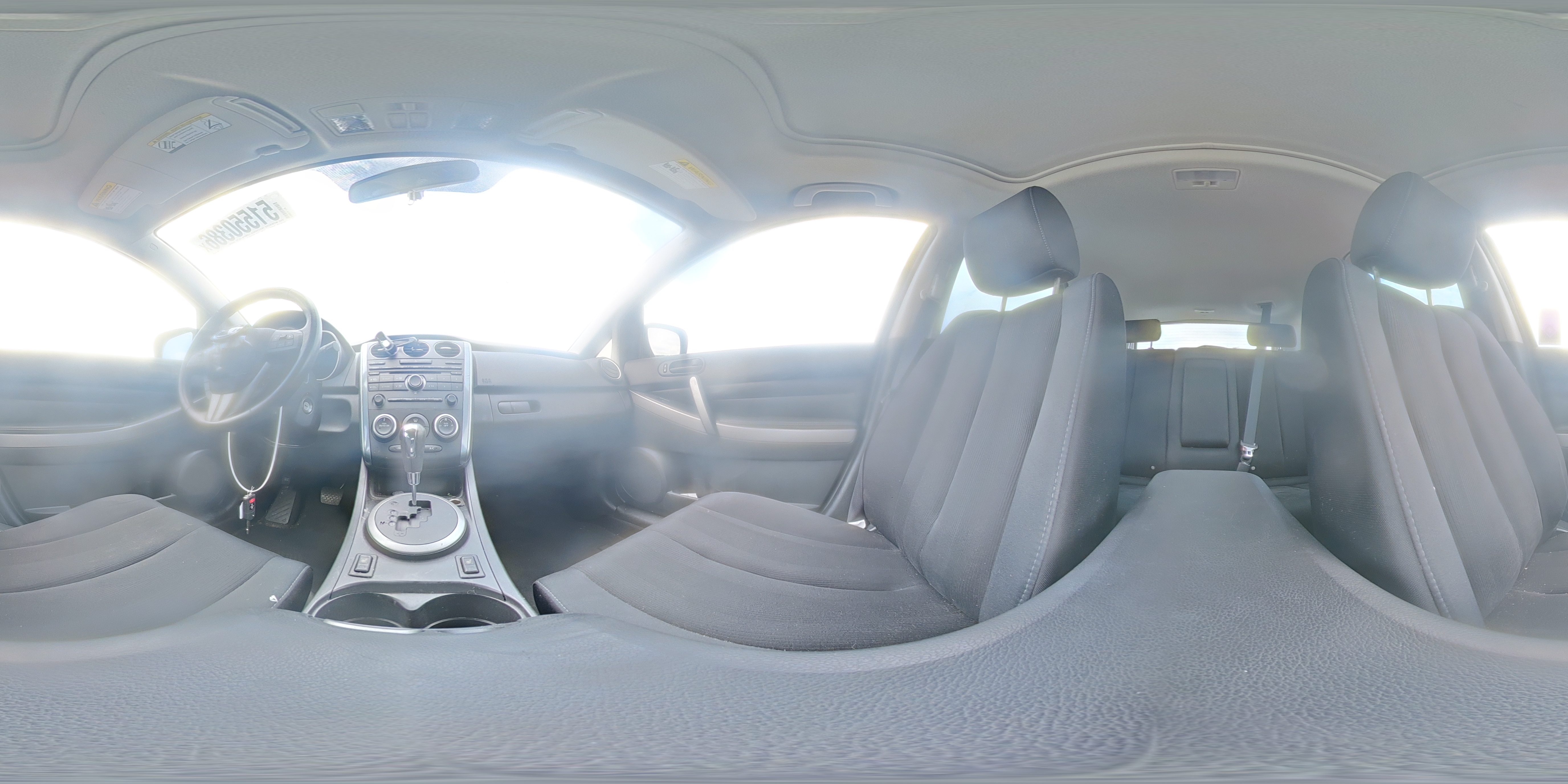 2012 Mazda Cx-7 Silver vin: JM3ER2B56C0415478