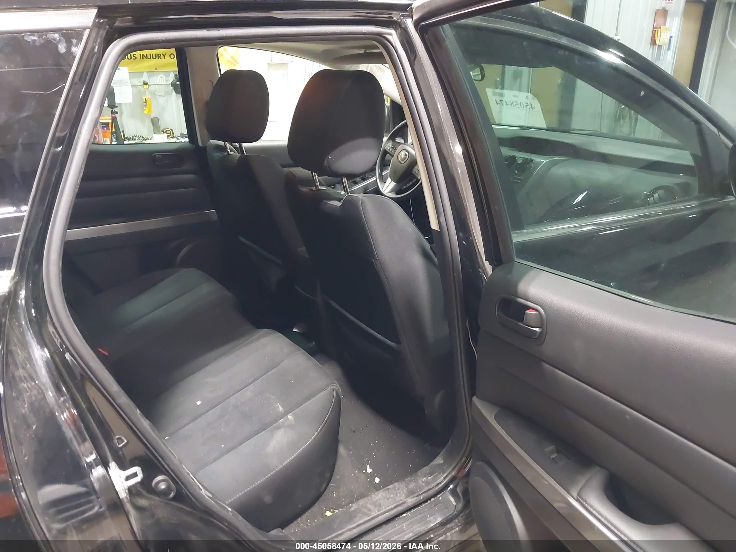 2011 Mazda Cx-7 I Sport Black vin: JM3ER2B57B0386927