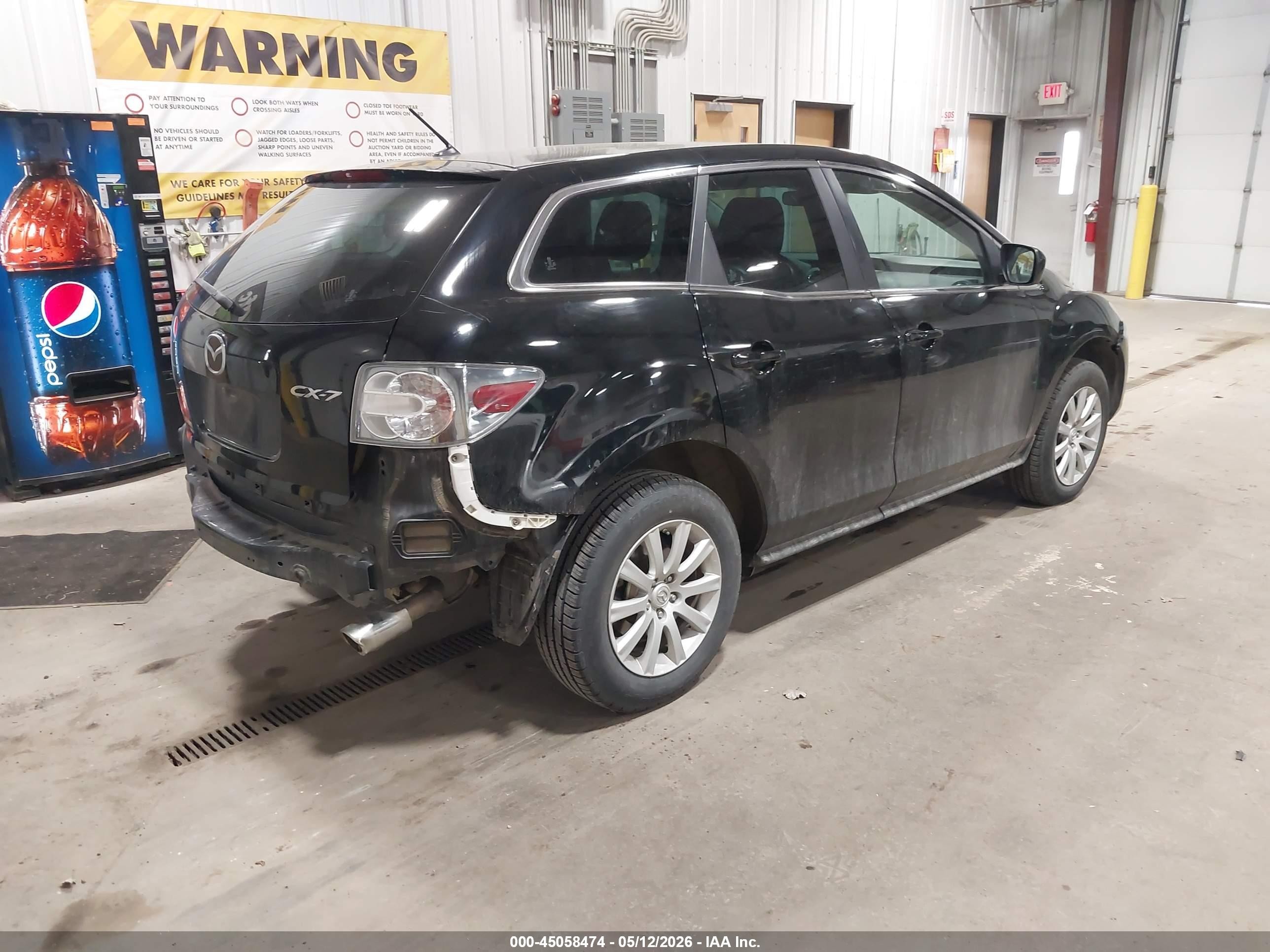 2011 Mazda Cx-7 I Sport Black vin: JM3ER2B57B0386927