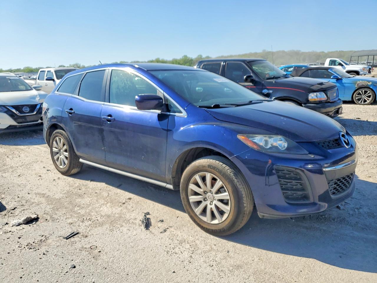 2011 Mazda Cx-7 Blue vin: JM3ER2B57B0395479