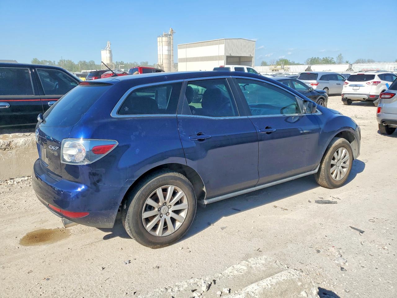 2011 Mazda Cx-7 Blue vin: JM3ER2B57B0395479