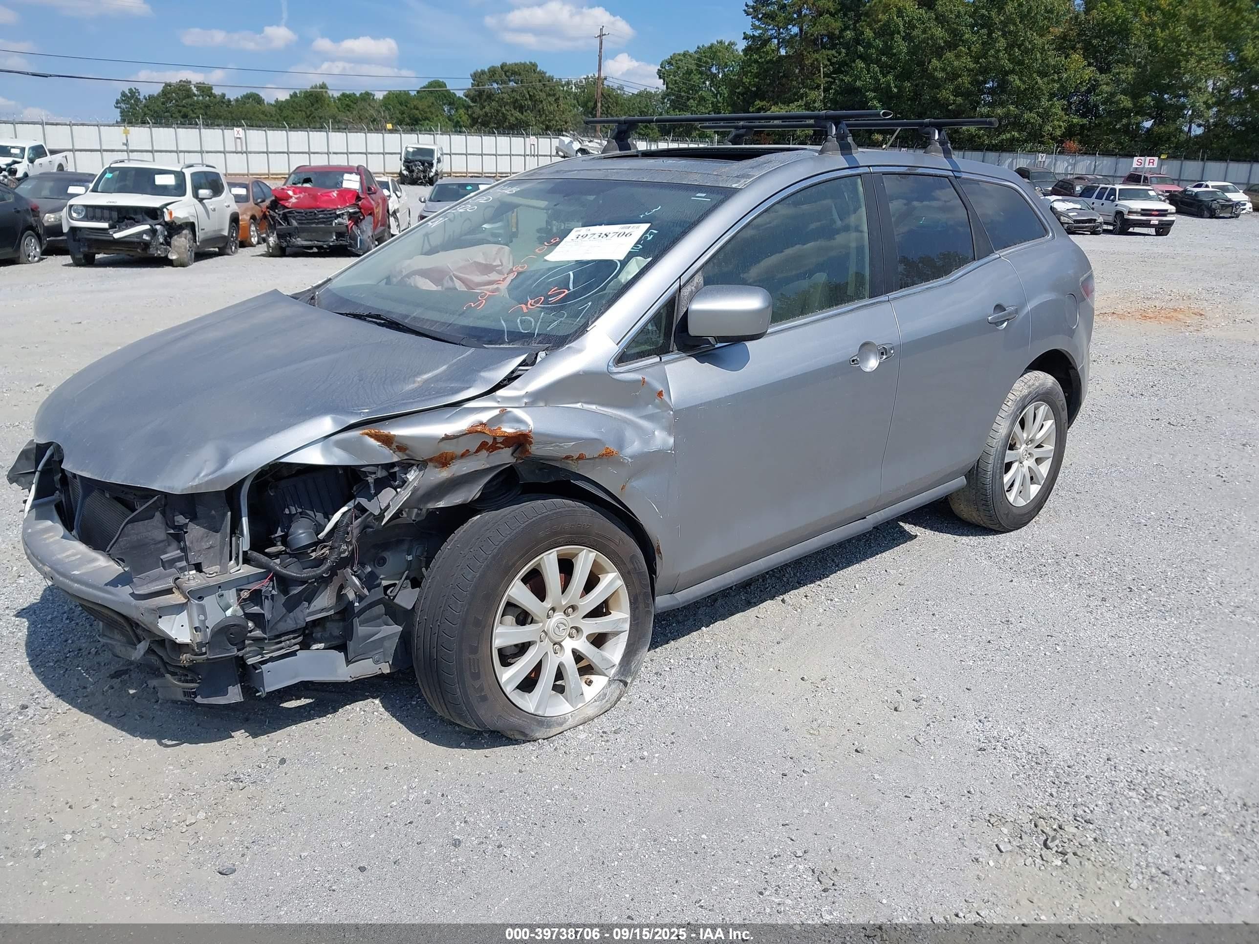 2011 Mazda Cx-7 I Sport Silver vin: JM3ER2B57B0402320
