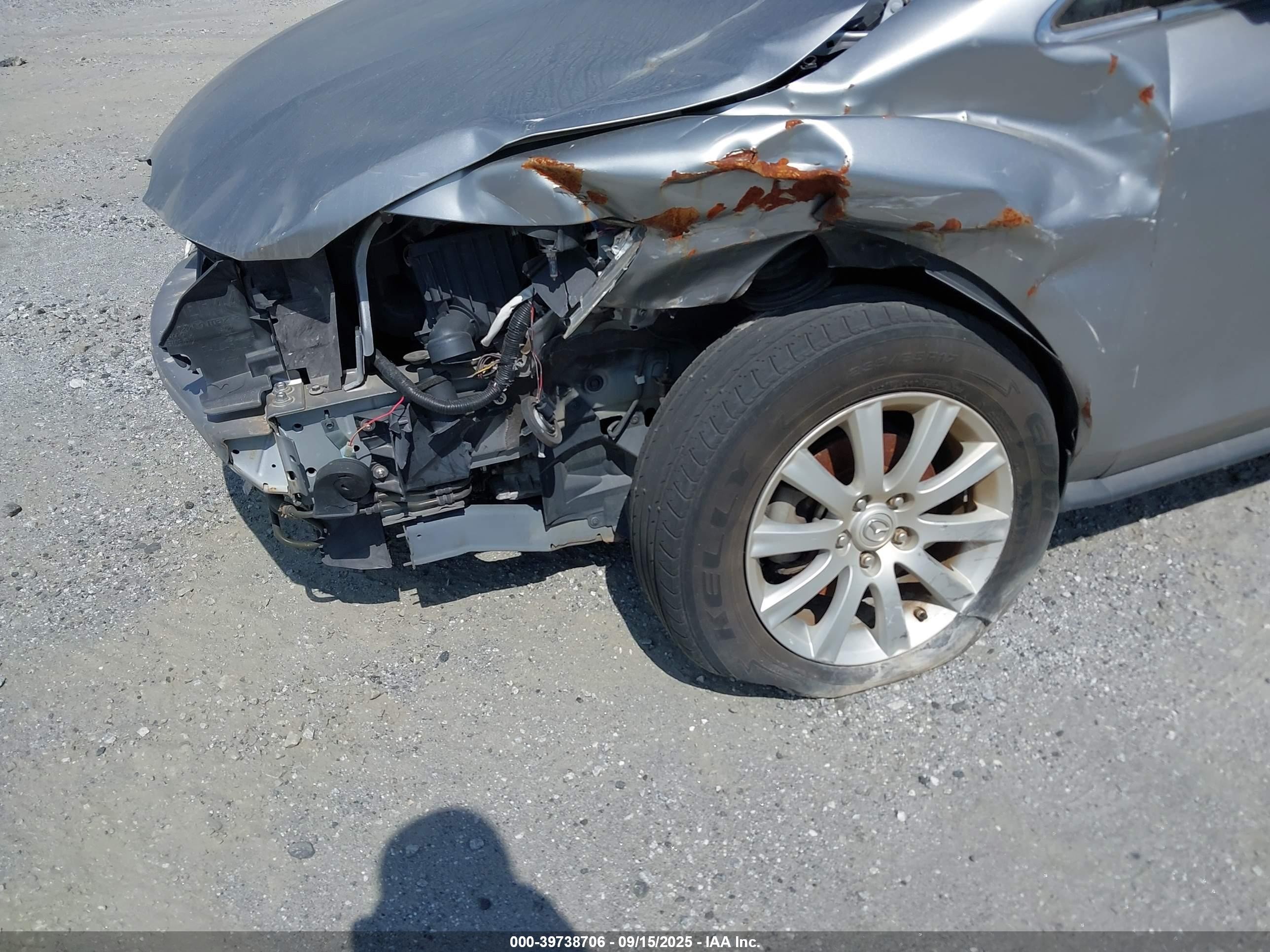 2011 Mazda Cx-7 I Sport Silver vin: JM3ER2B57B0402320