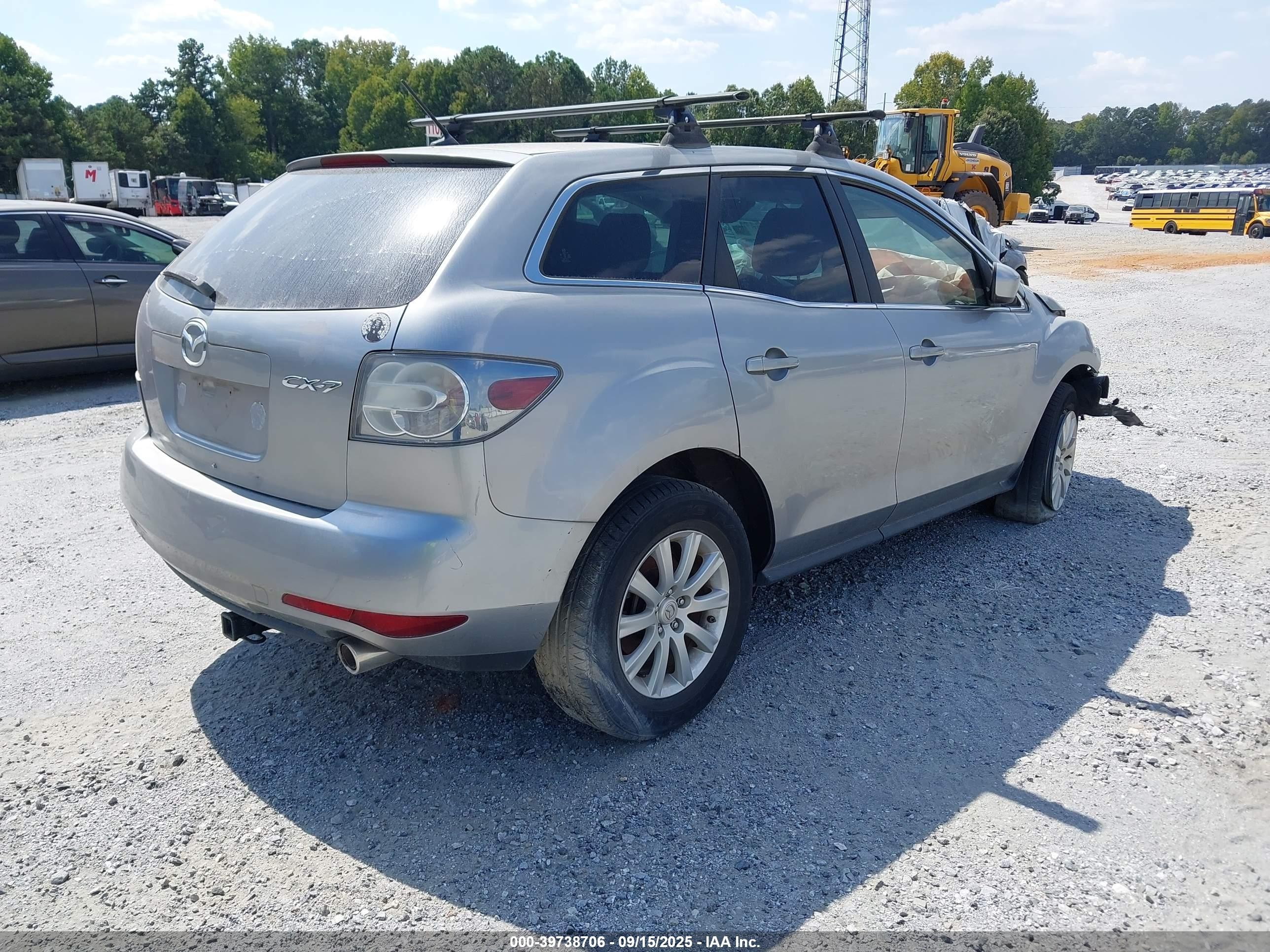 2011 Mazda Cx-7 I Sport Silver vin: JM3ER2B57B0402320