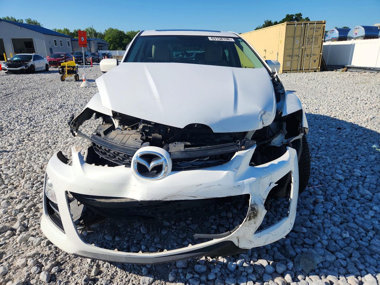 2012 Mazda Cx-7 Белый vin: JM3ER2B57C0415716