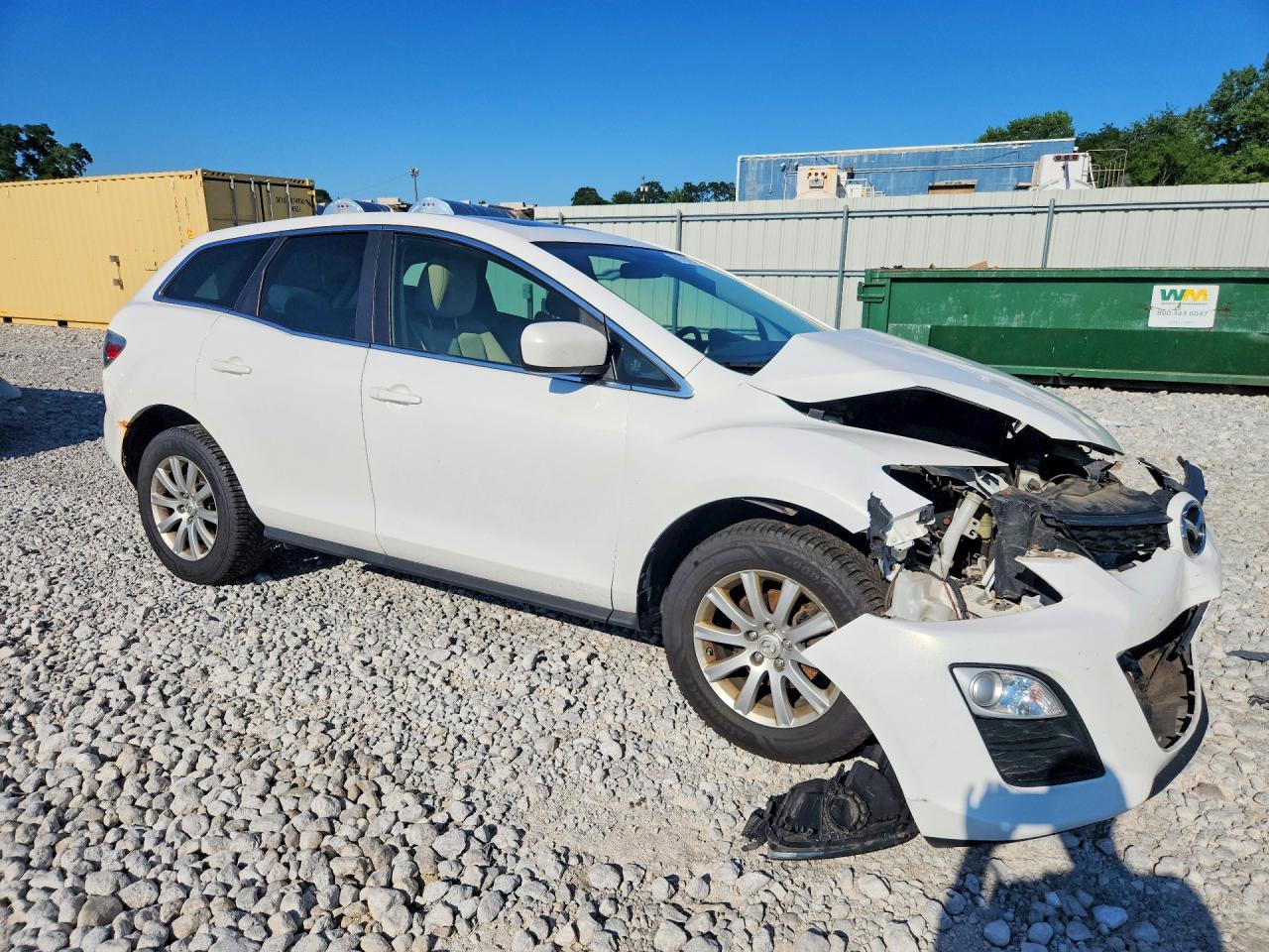 2012 Mazda Cx-7 Белый vin: JM3ER2B57C0415716