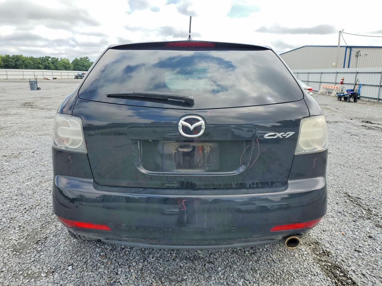 2012 Mazda Cx-7 Black vin: JM3ER2B57C0419734