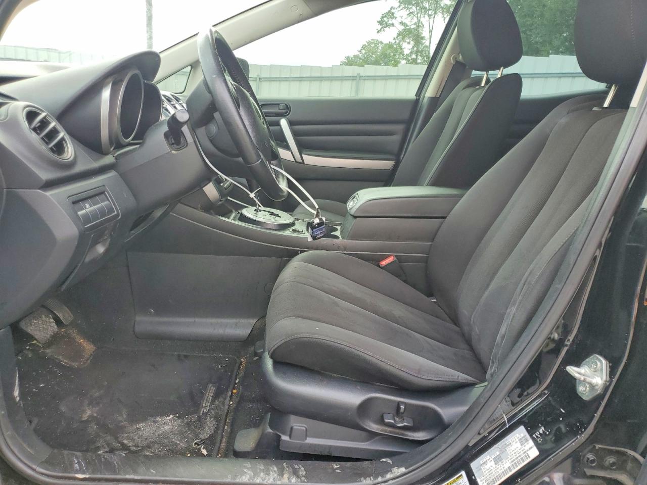 2012 Mazda Cx-7 Black vin: JM3ER2B57C0419734