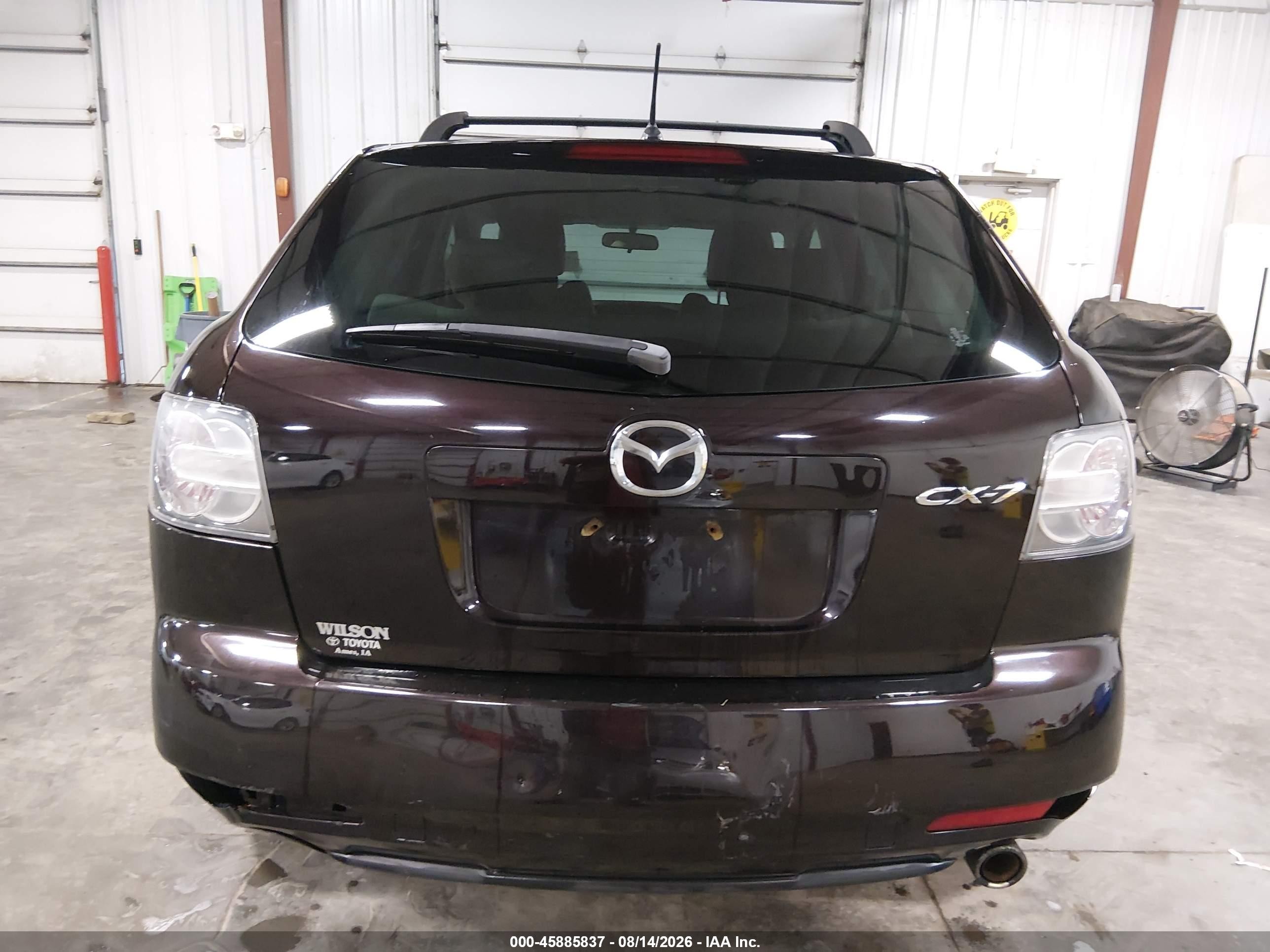 2012 Mazda Cx-7 I Sport Purple vin: JM3ER2B57C0419877