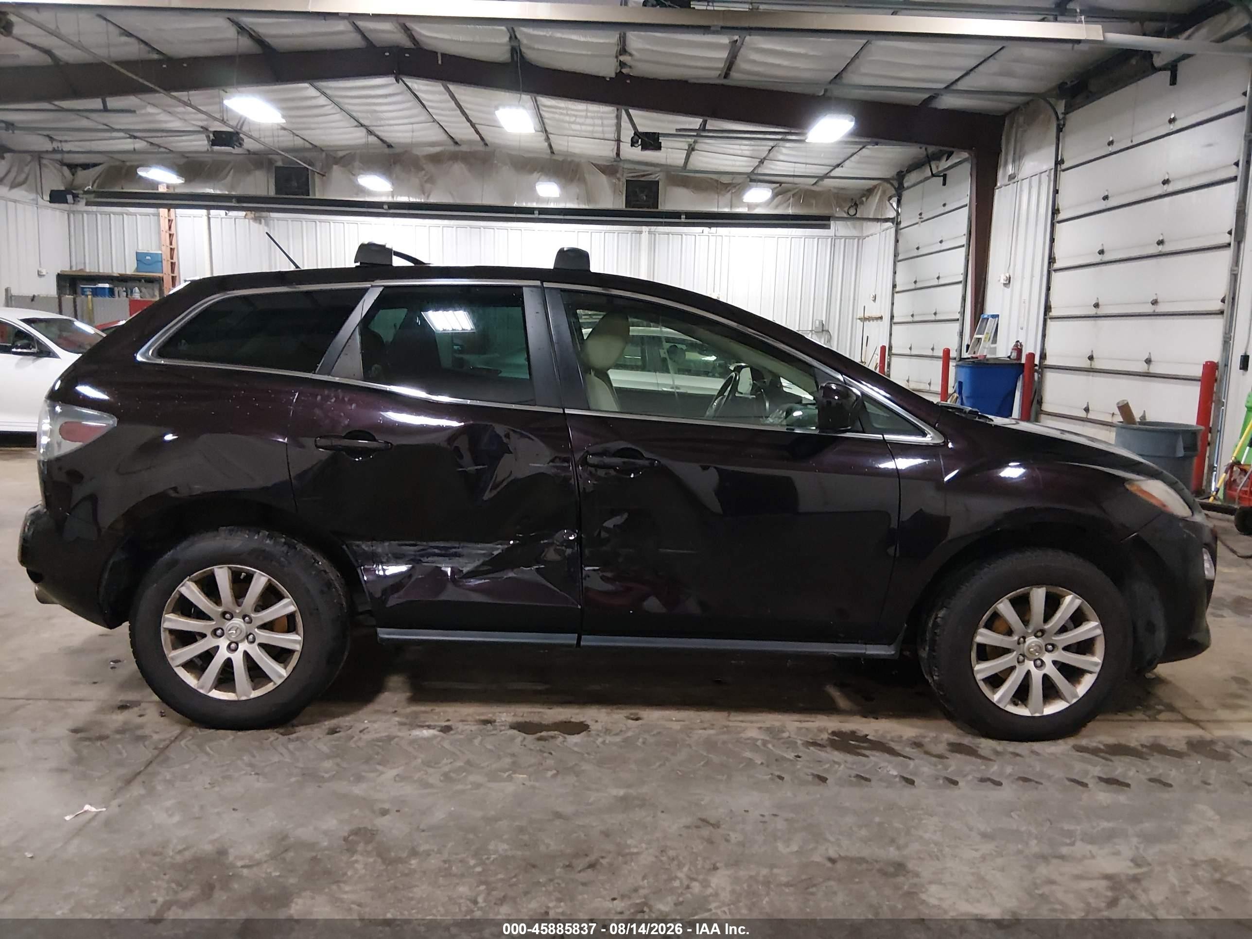 2012 Mazda Cx-7 I Sport Purple vin: JM3ER2B57C0419877