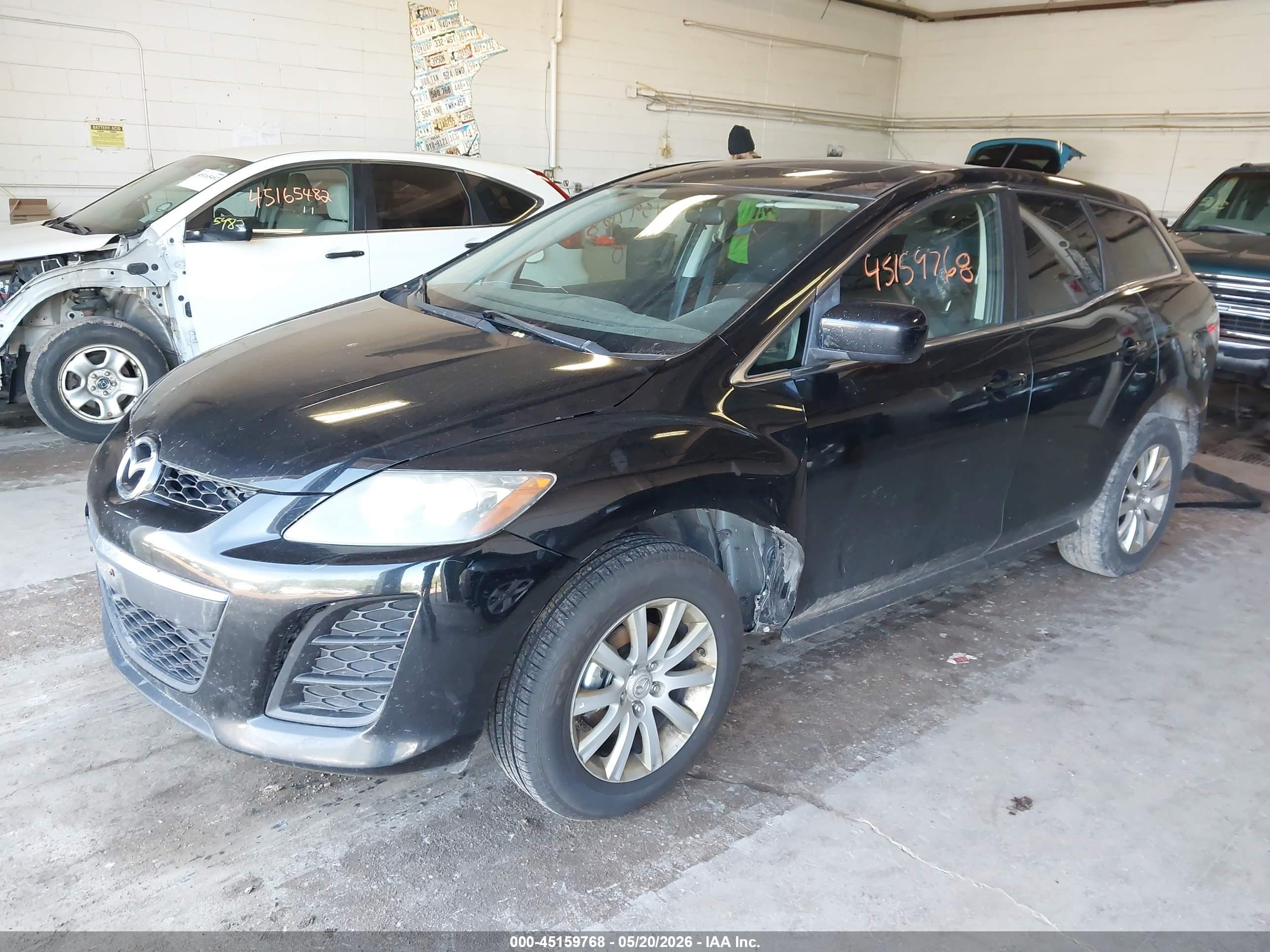 2011 Mazda Cx-7 I Sport Черный vin: JM3ER2B58B0369960