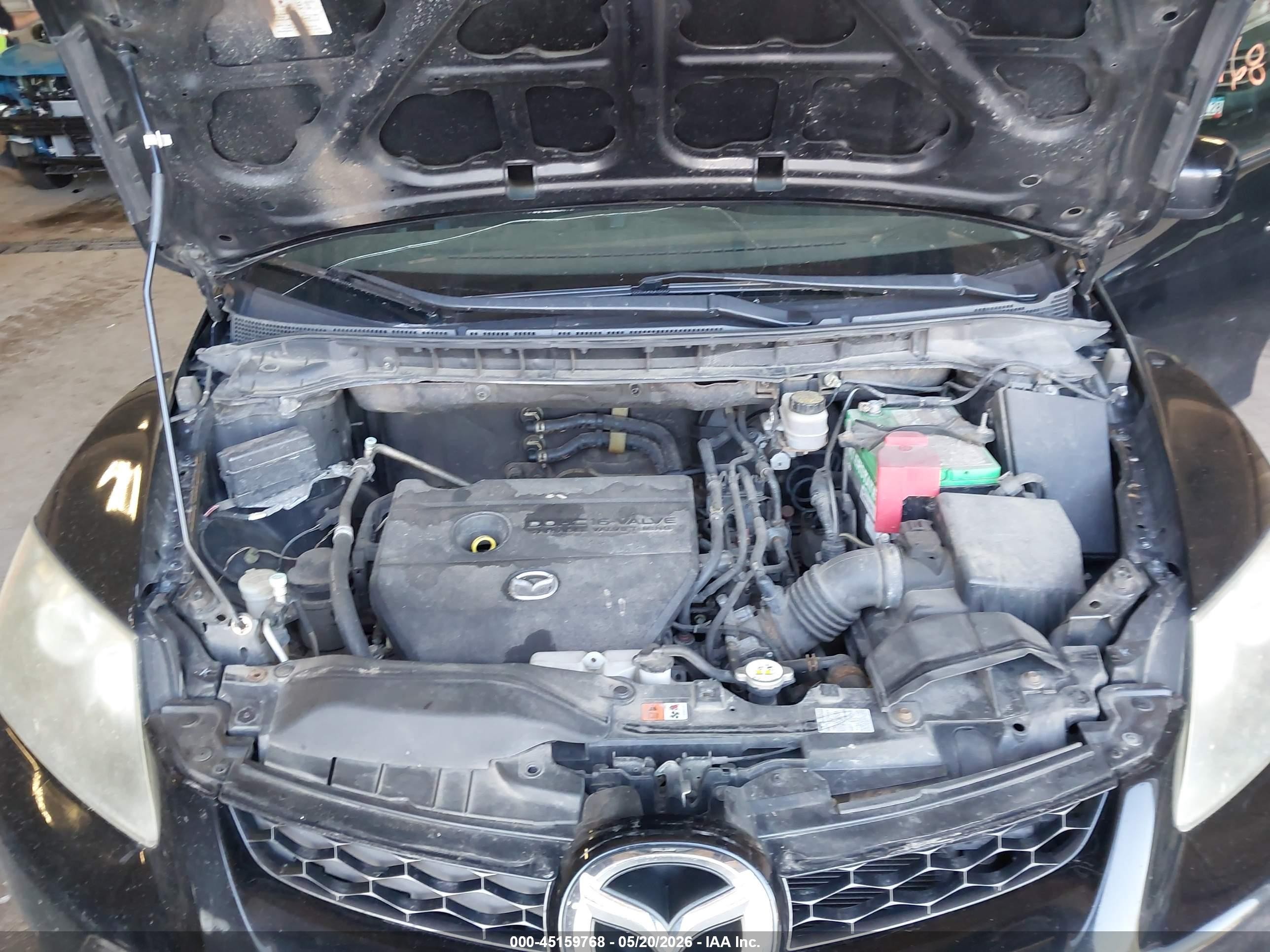 2011 Mazda Cx-7 I Sport Черный vin: JM3ER2B58B0369960