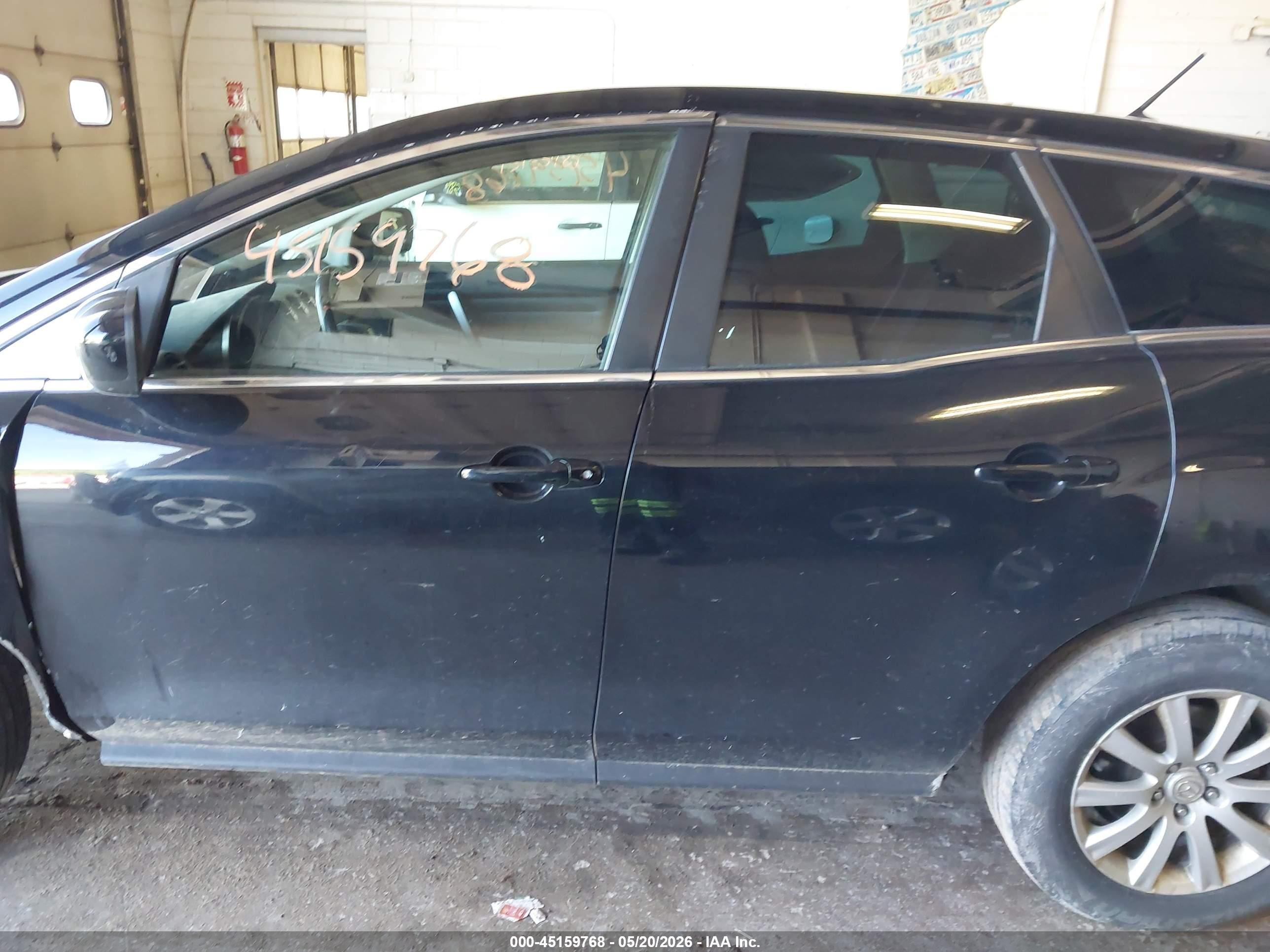 2011 Mazda Cx-7 I Sport Черный vin: JM3ER2B58B0369960