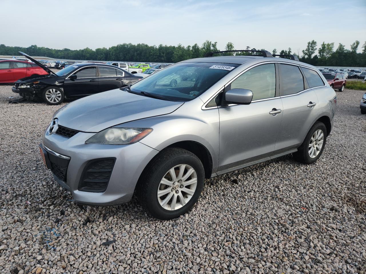 2011 Mazda Cx-7 Silver vin: JM3ER2B58B0386015