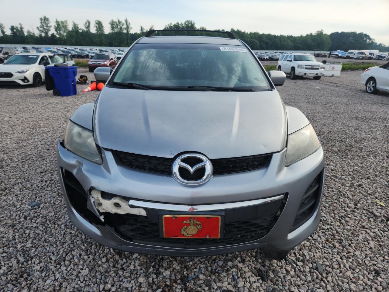 2011 Mazda Cx-7 Silver vin: JM3ER2B58B0386015