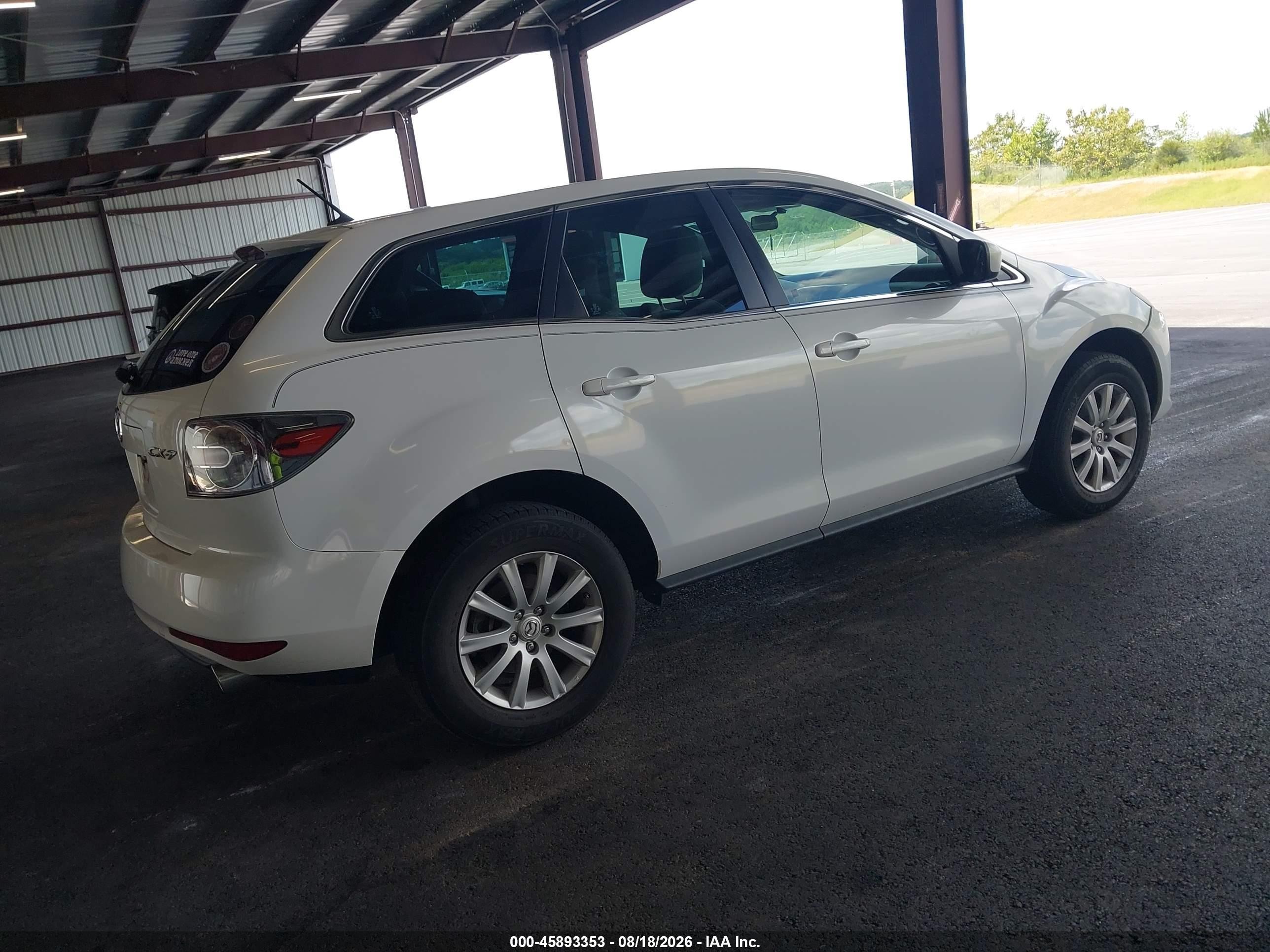 2011 Mazda Cx-7 I Sport Белый vin: JM3ER2B58B0386080