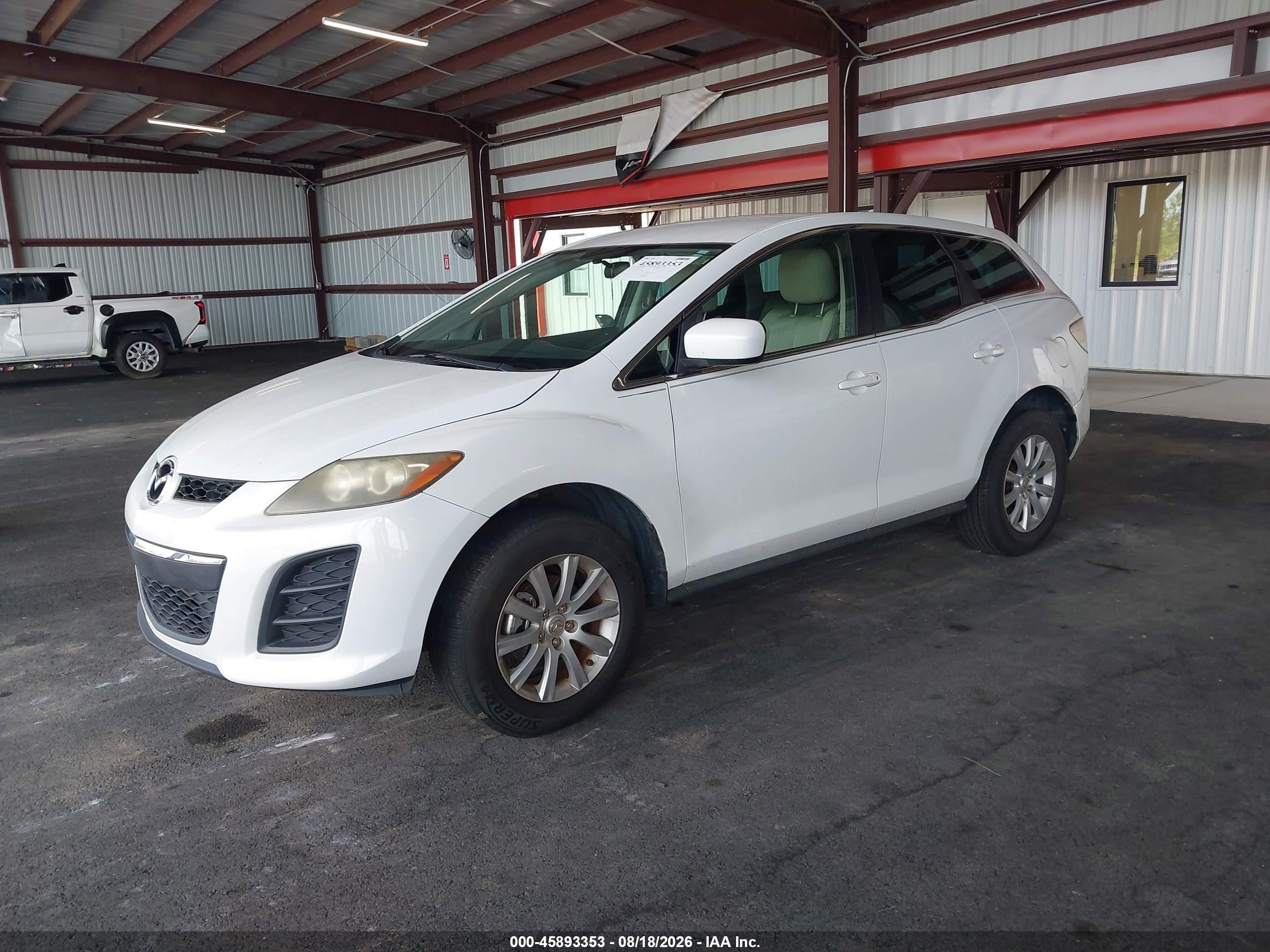 2011 Mazda Cx-7 I Sport Белый vin: JM3ER2B58B0386080