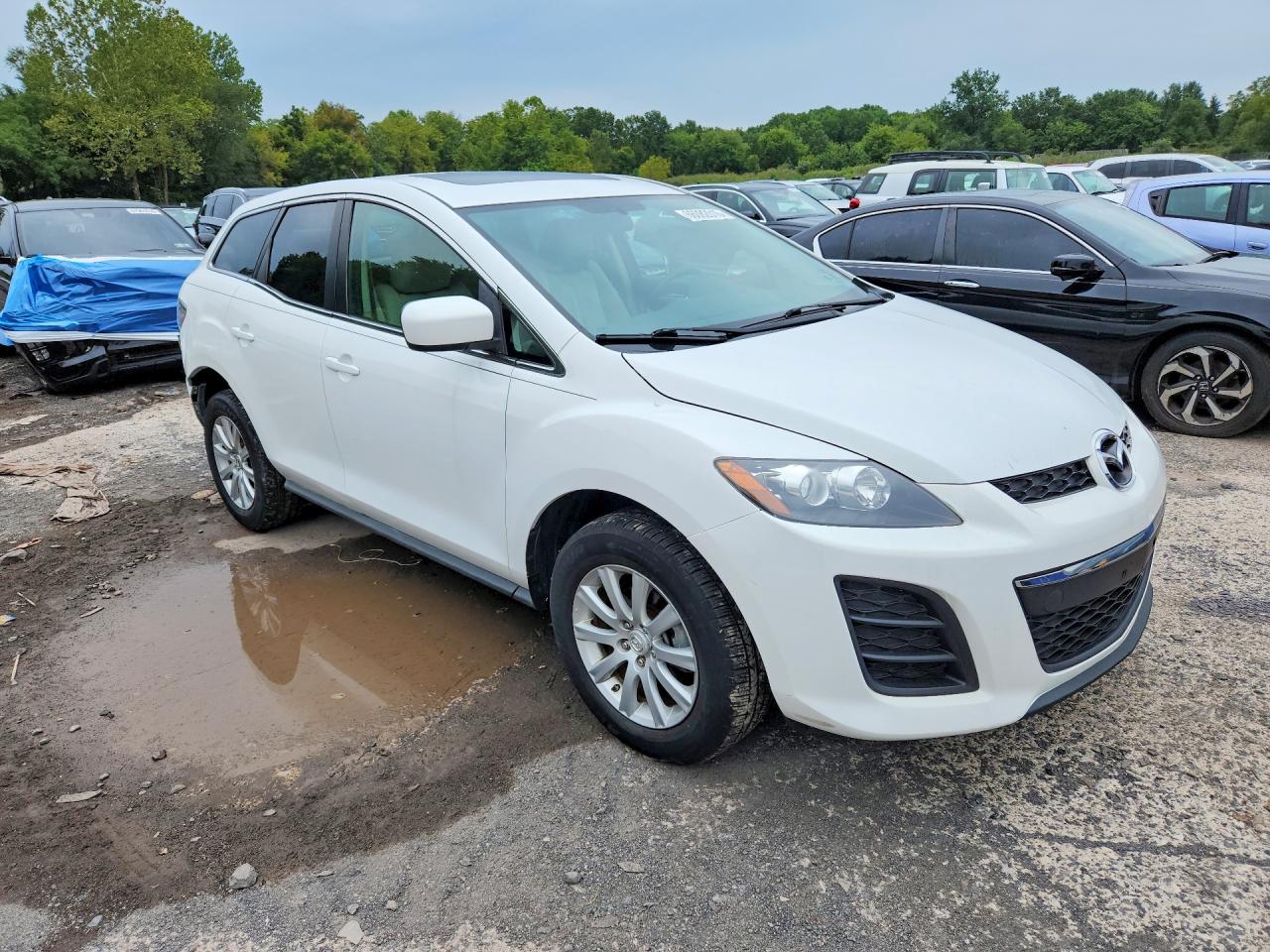 2011 Mazda Cx-7 White vin: JM3ER2BM0B0369961