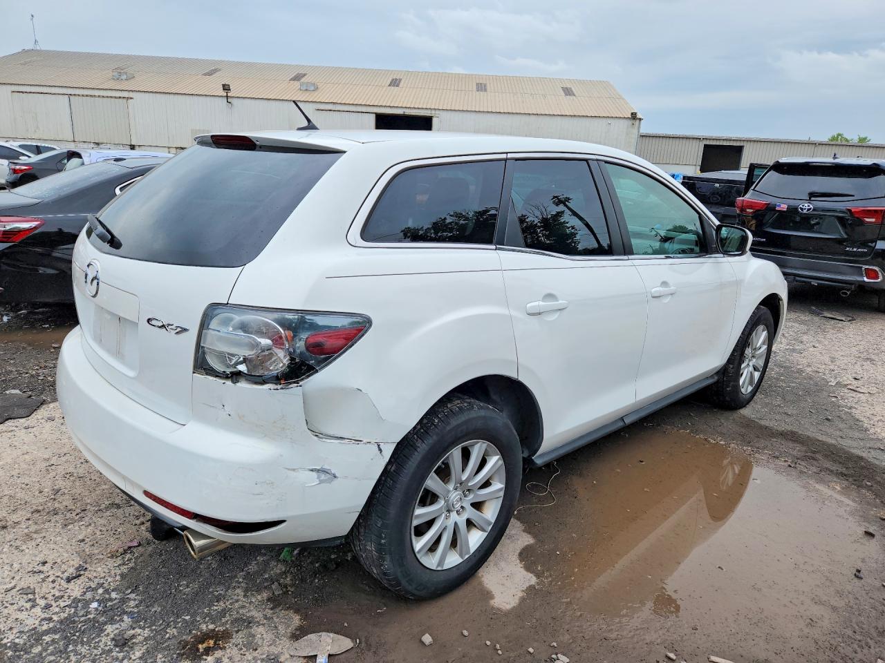 2011 Mazda Cx-7 White vin: JM3ER2BM0B0369961