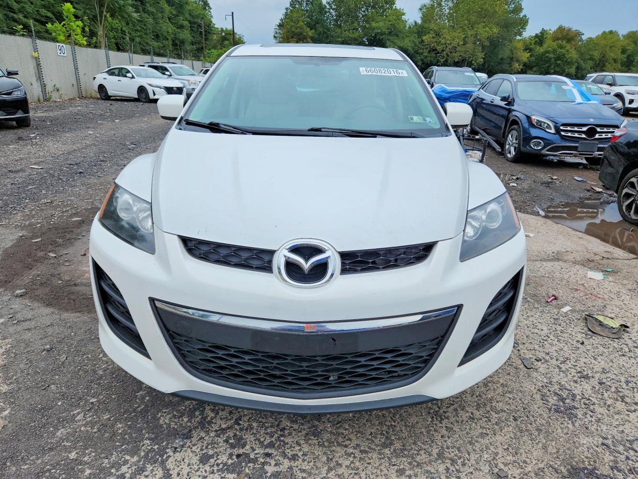 2011 Mazda Cx-7 White vin: JM3ER2BM0B0369961