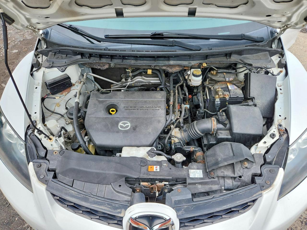 2011 Mazda Cx-7 White vin: JM3ER2BM0B0369961