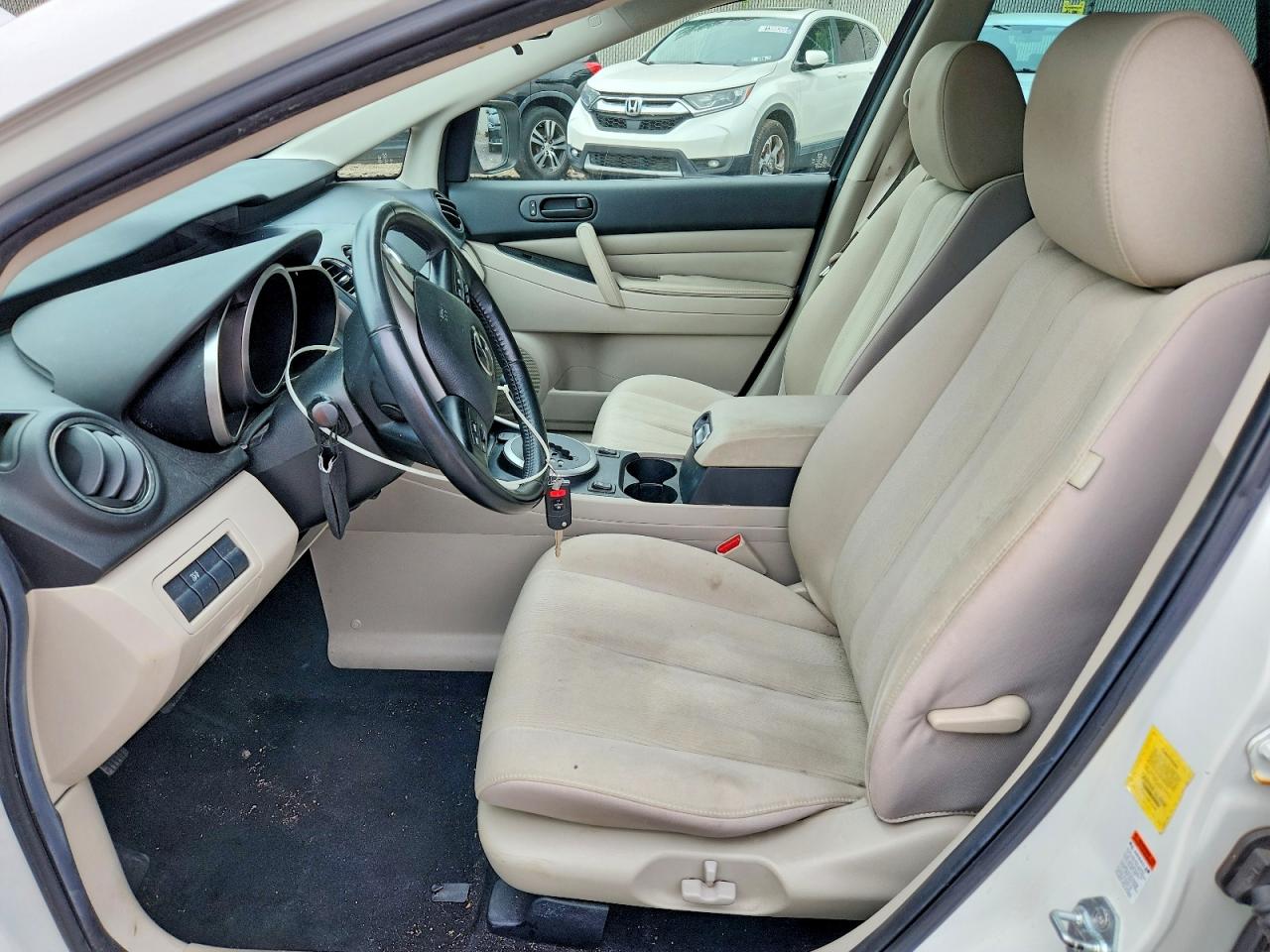 2011 Mazda Cx-7 White vin: JM3ER2BM0B0369961