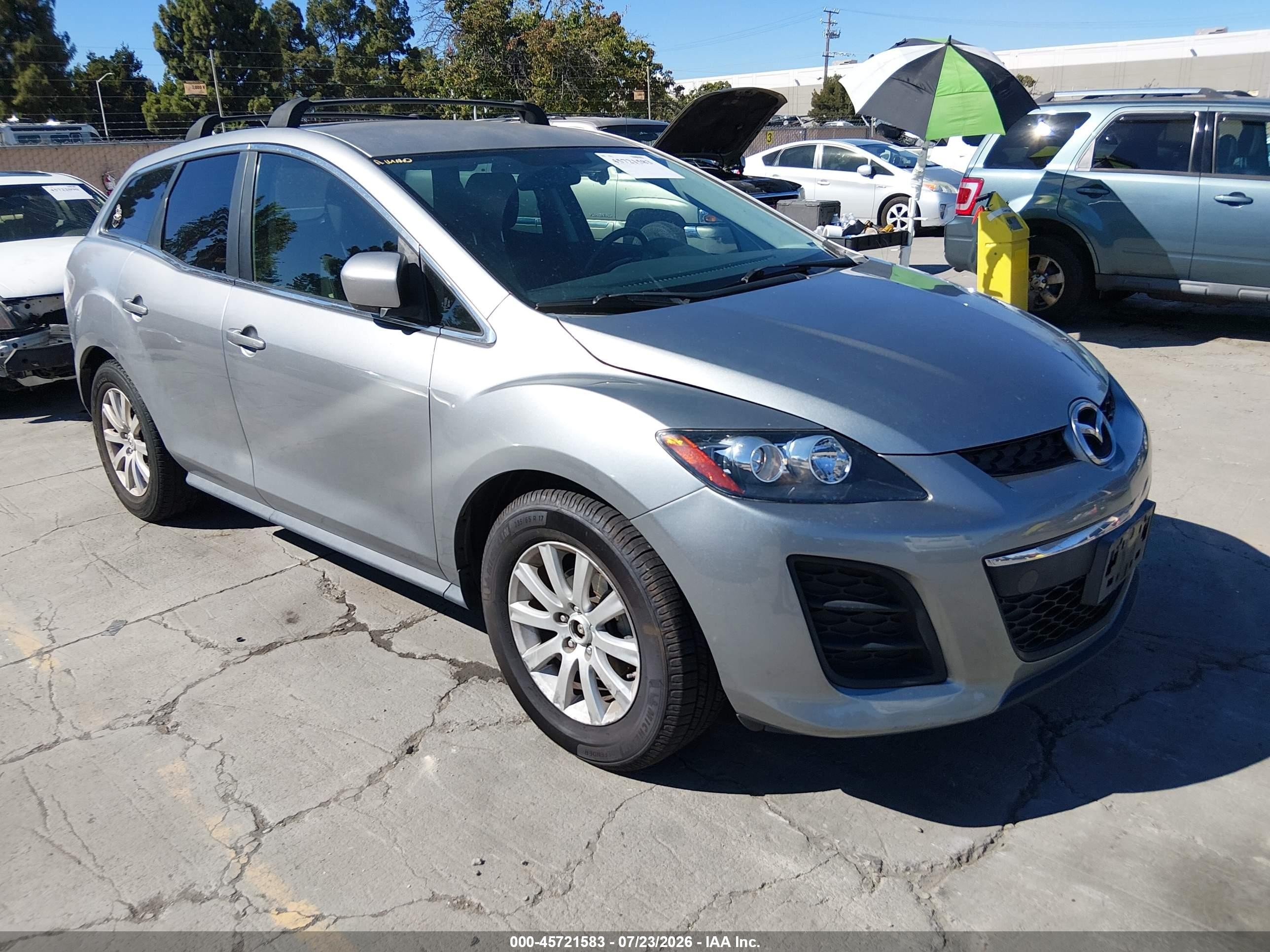 2011 Mazda Cx-7 I Sport Silver vin: JM3ER2BM1B0378670