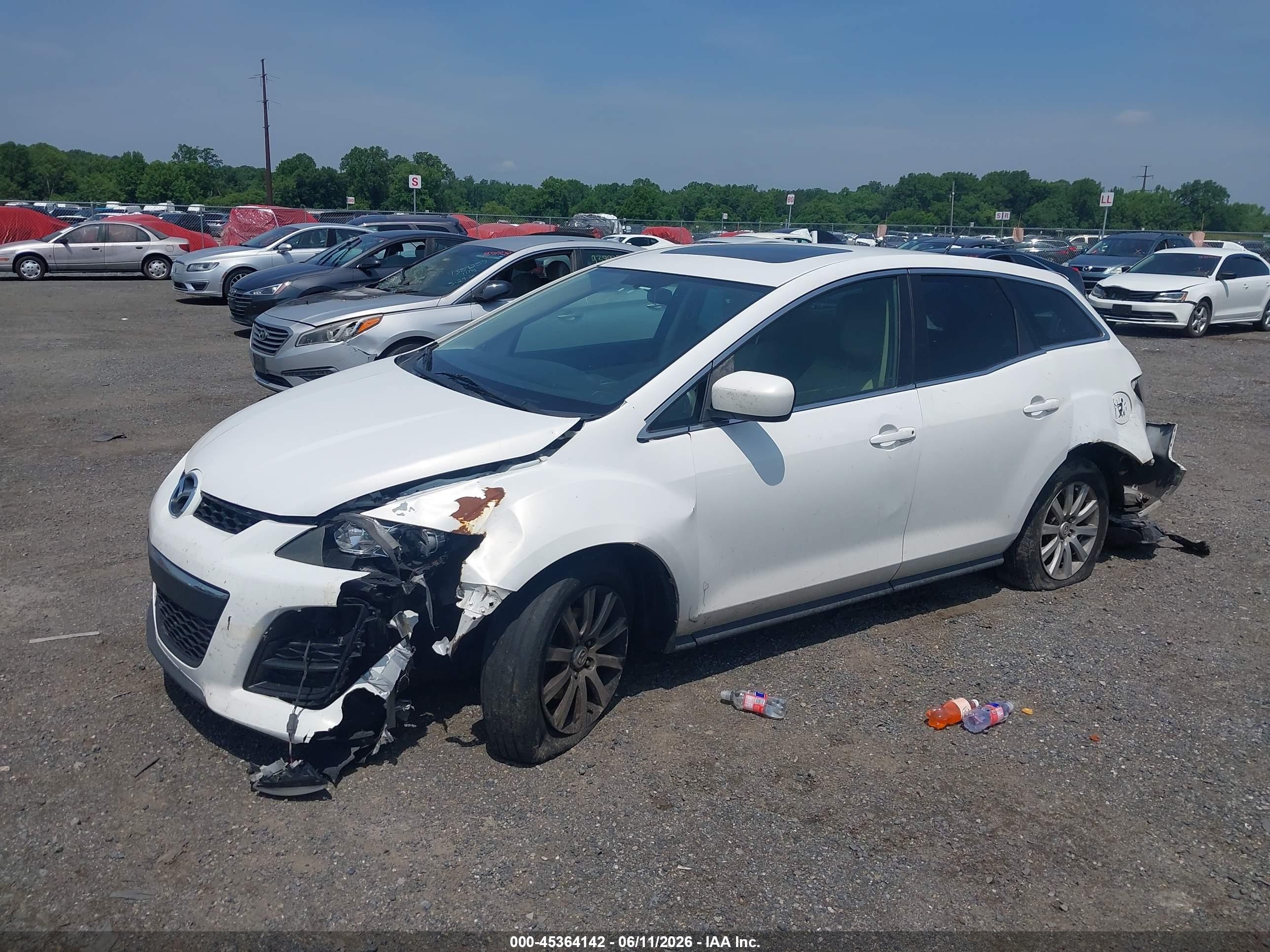 2012 Mazda Cx-7 I Sport Белый vin: JM3ER2BM1C0415461