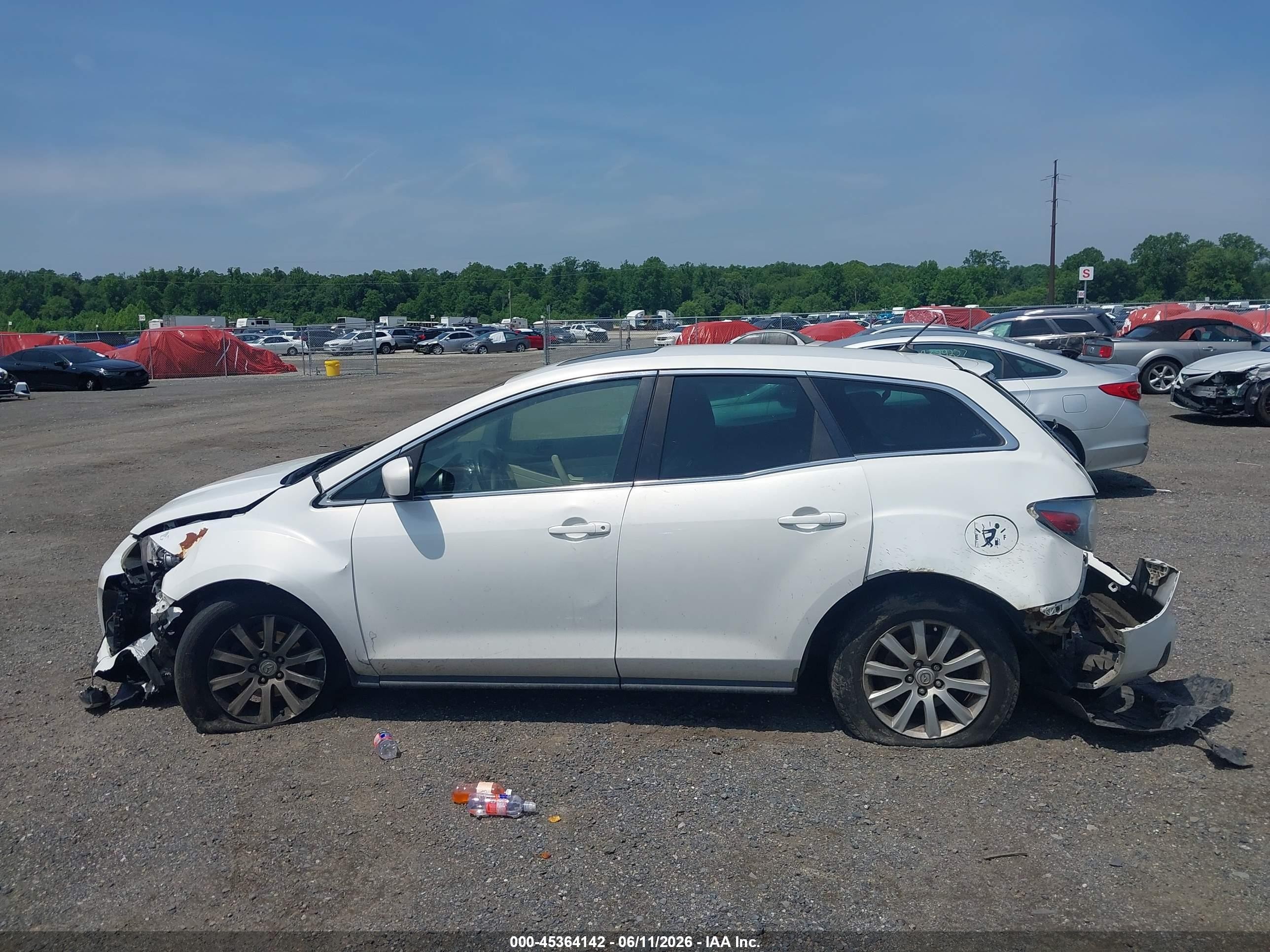 2012 Mazda Cx-7 I Sport Белый vin: JM3ER2BM1C0415461