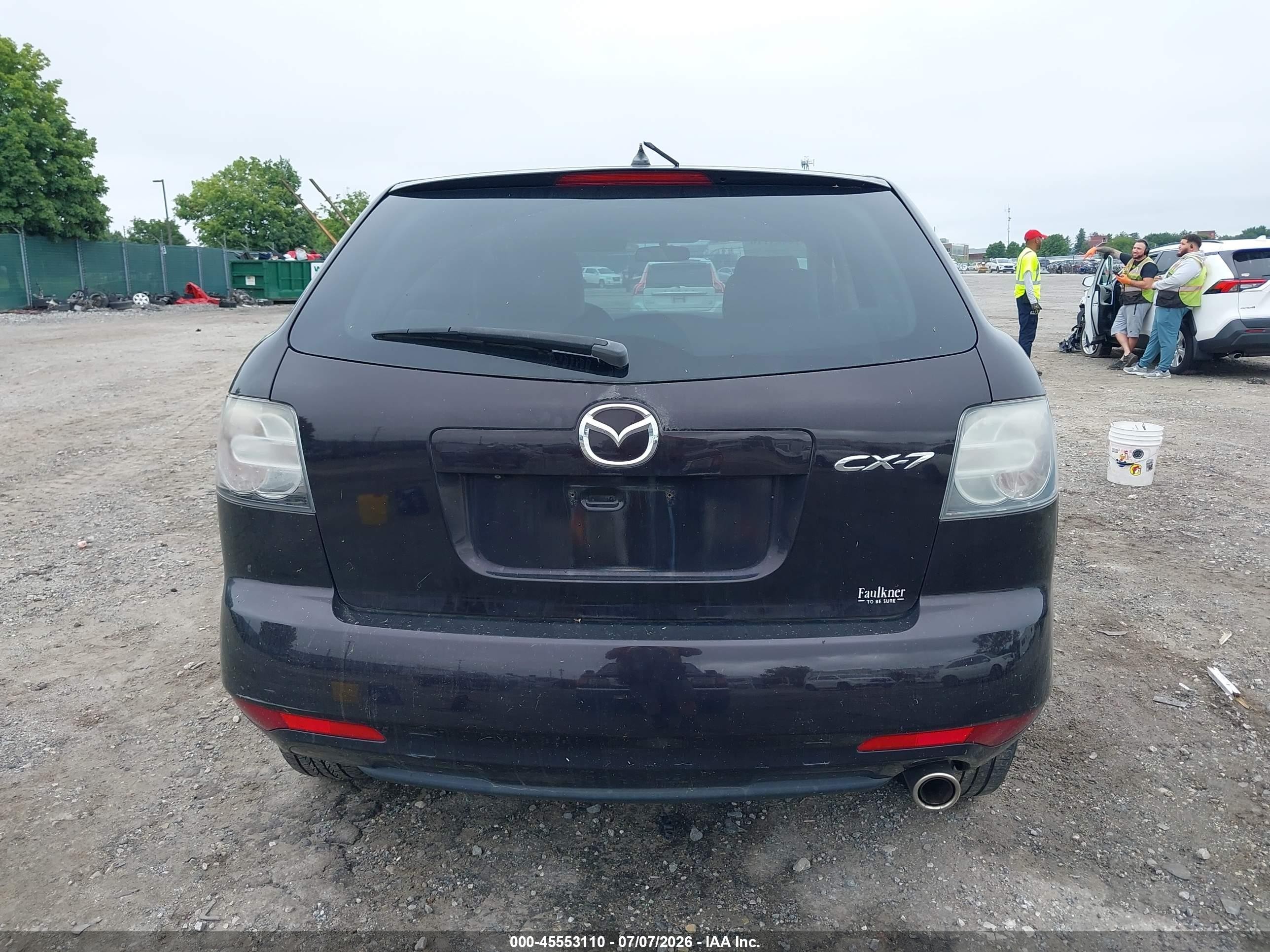 2011 Mazda Cx-7 I Sport Black vin: JM3ER2BM2B0371095