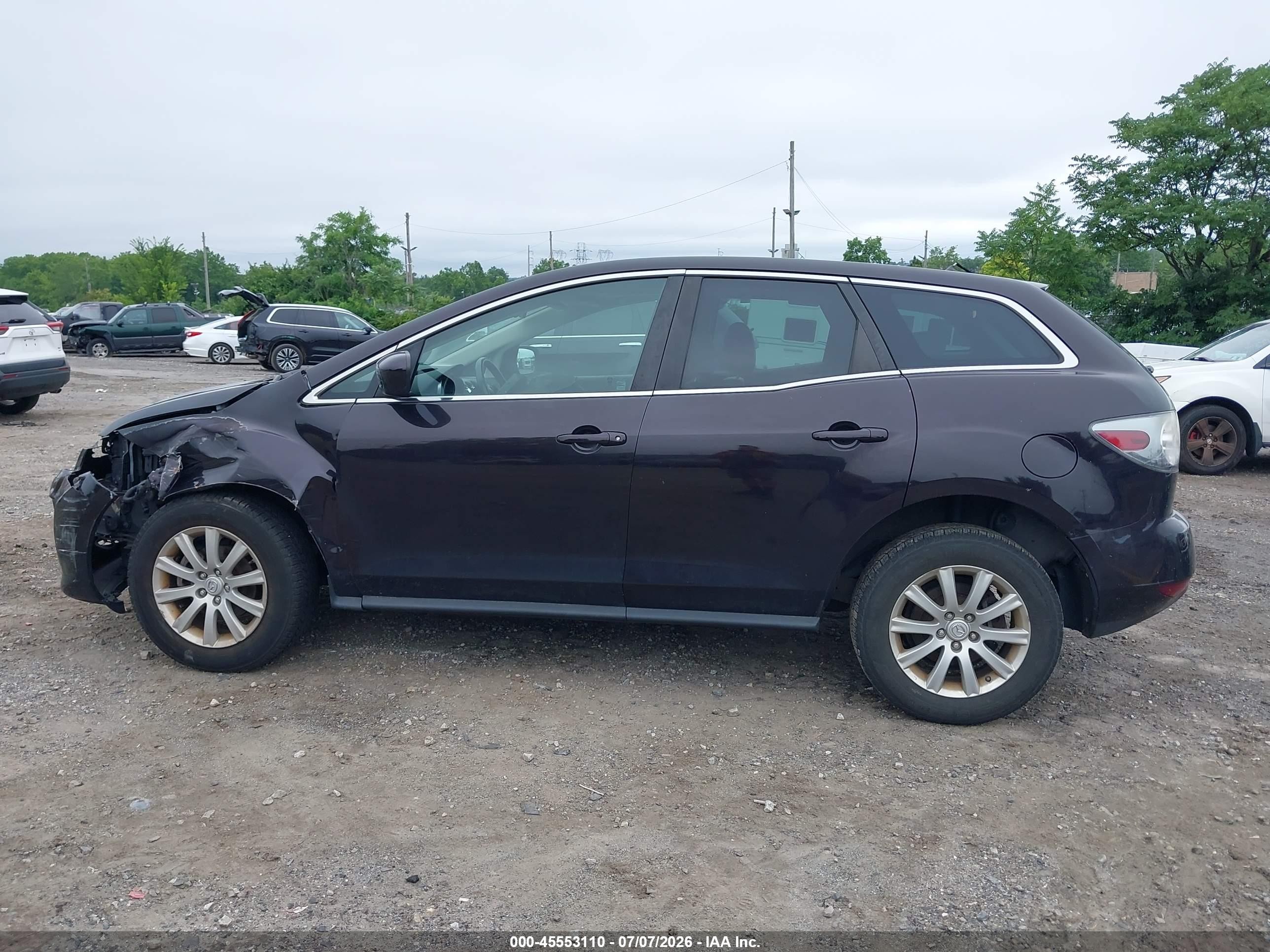 2011 Mazda Cx-7 I Sport Black vin: JM3ER2BM2B0371095