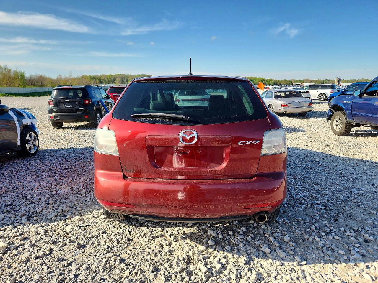 2012 Mazda Cx-7 Red vin: JM3ER2BM2C0415789