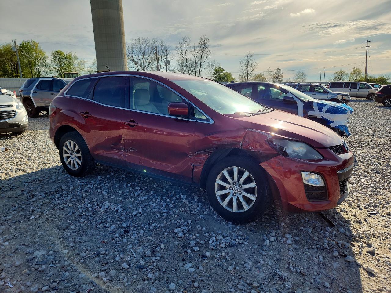 2012 Mazda Cx-7 Red vin: JM3ER2BM2C0415789