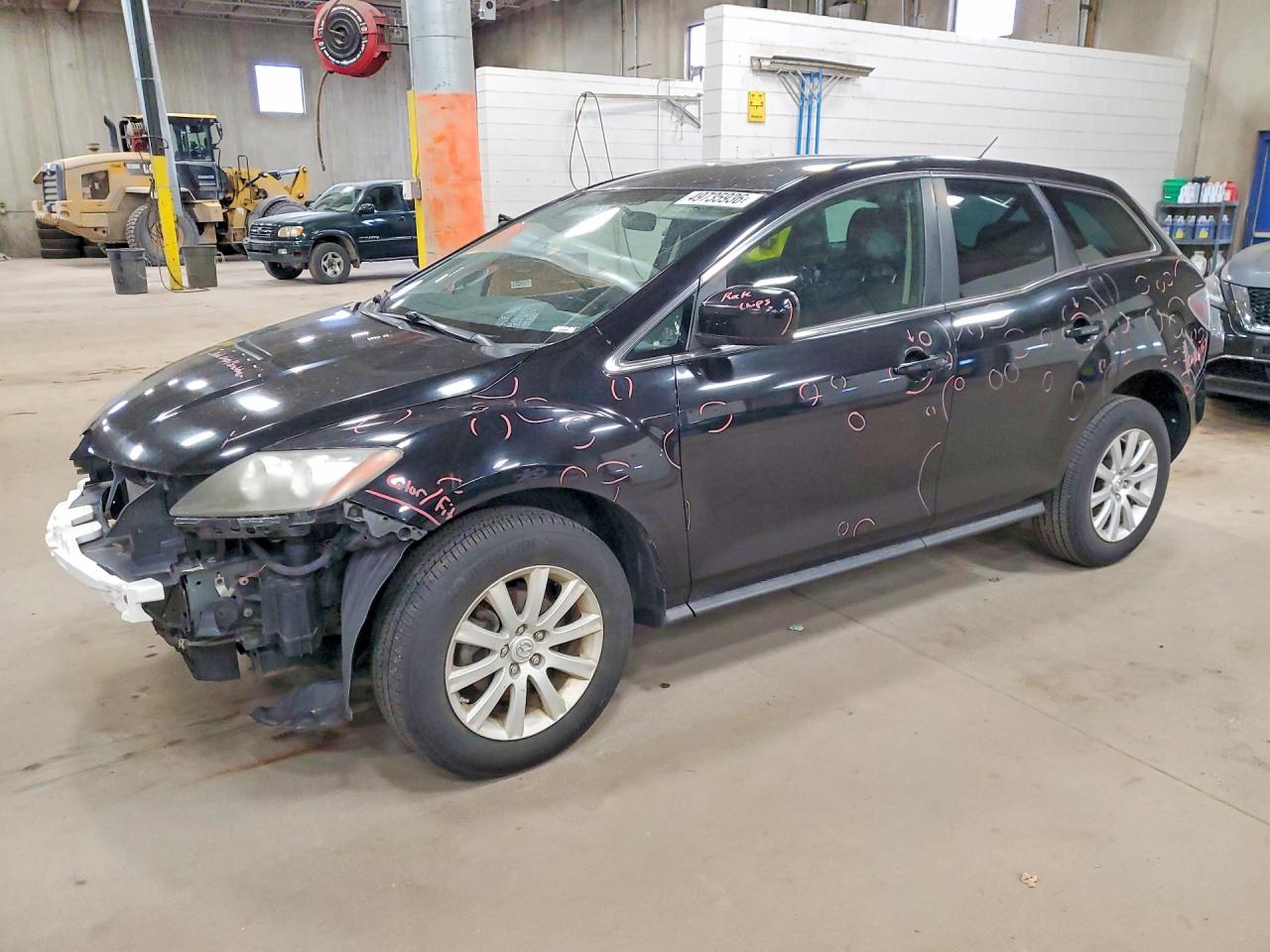 2012 Mazda Cx-7 Black vin: JM3ER2BM3C0414683