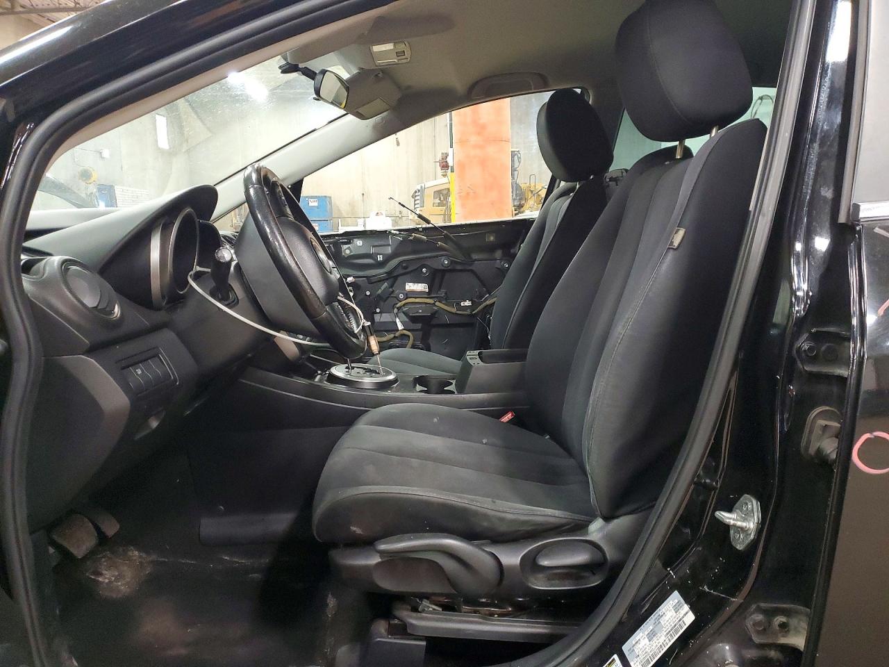 2012 Mazda Cx-7 Black vin: JM3ER2BM3C0414683