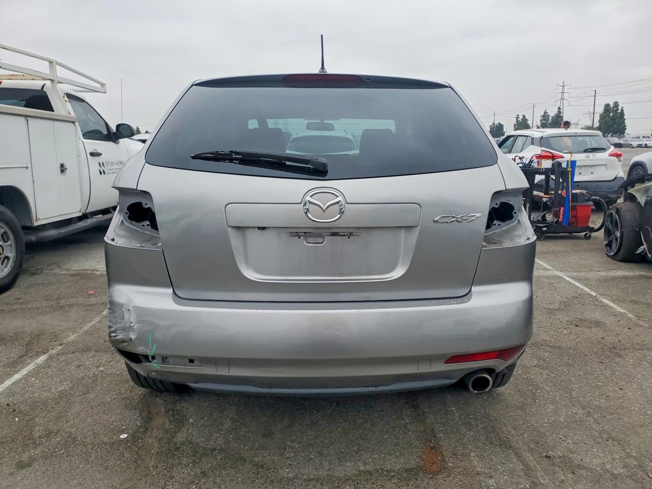 2011 Mazda Cx-7 Silver vin: JM3ER2BM4B0387170