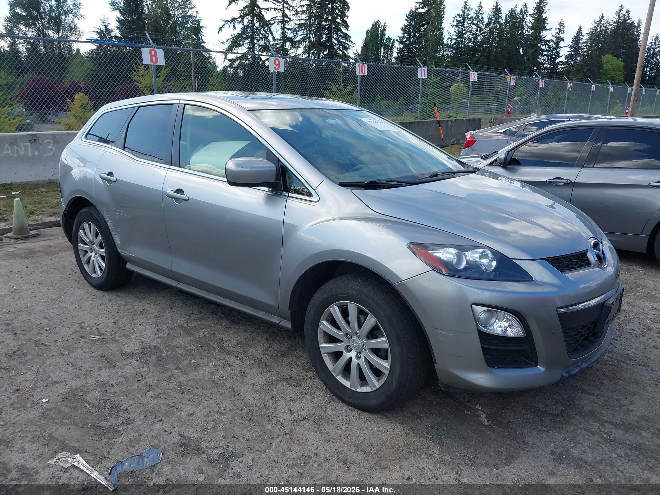2011 Mazda Cx-7 I Sport Silver vin: JM3ER2BM5B0408429