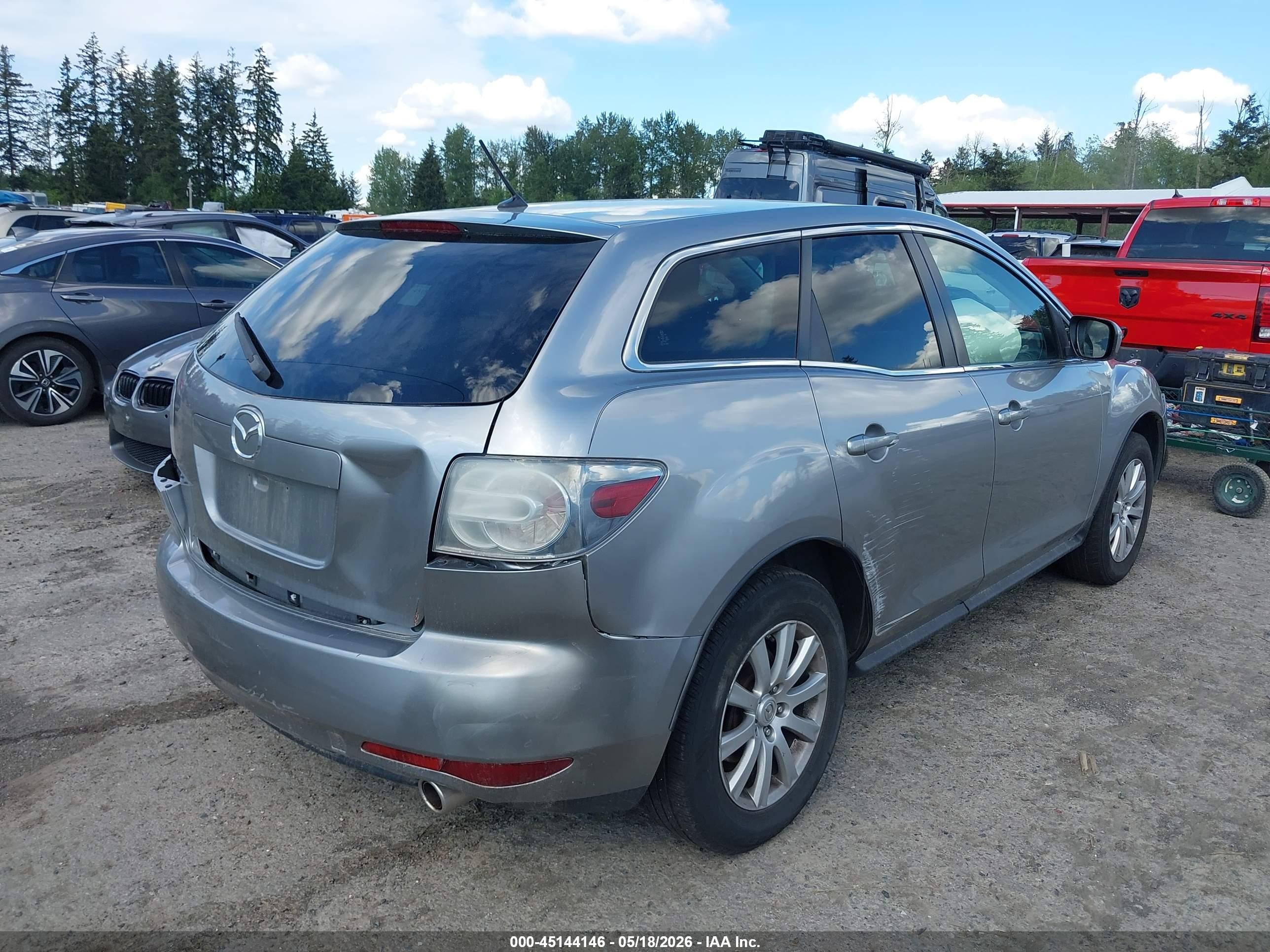 2011 Mazda Cx-7 I Sport Silver vin: JM3ER2BM5B0408429
