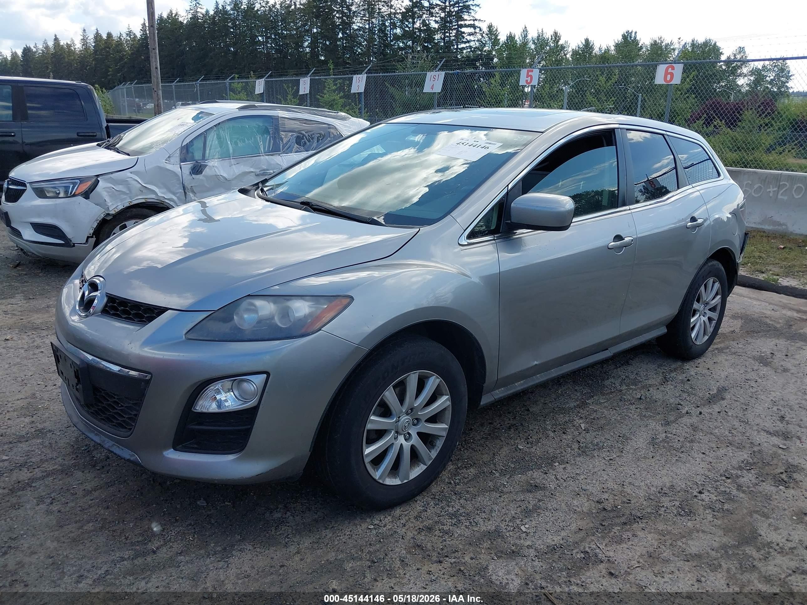2011 Mazda Cx-7 I Sport Silver vin: JM3ER2BM5B0408429