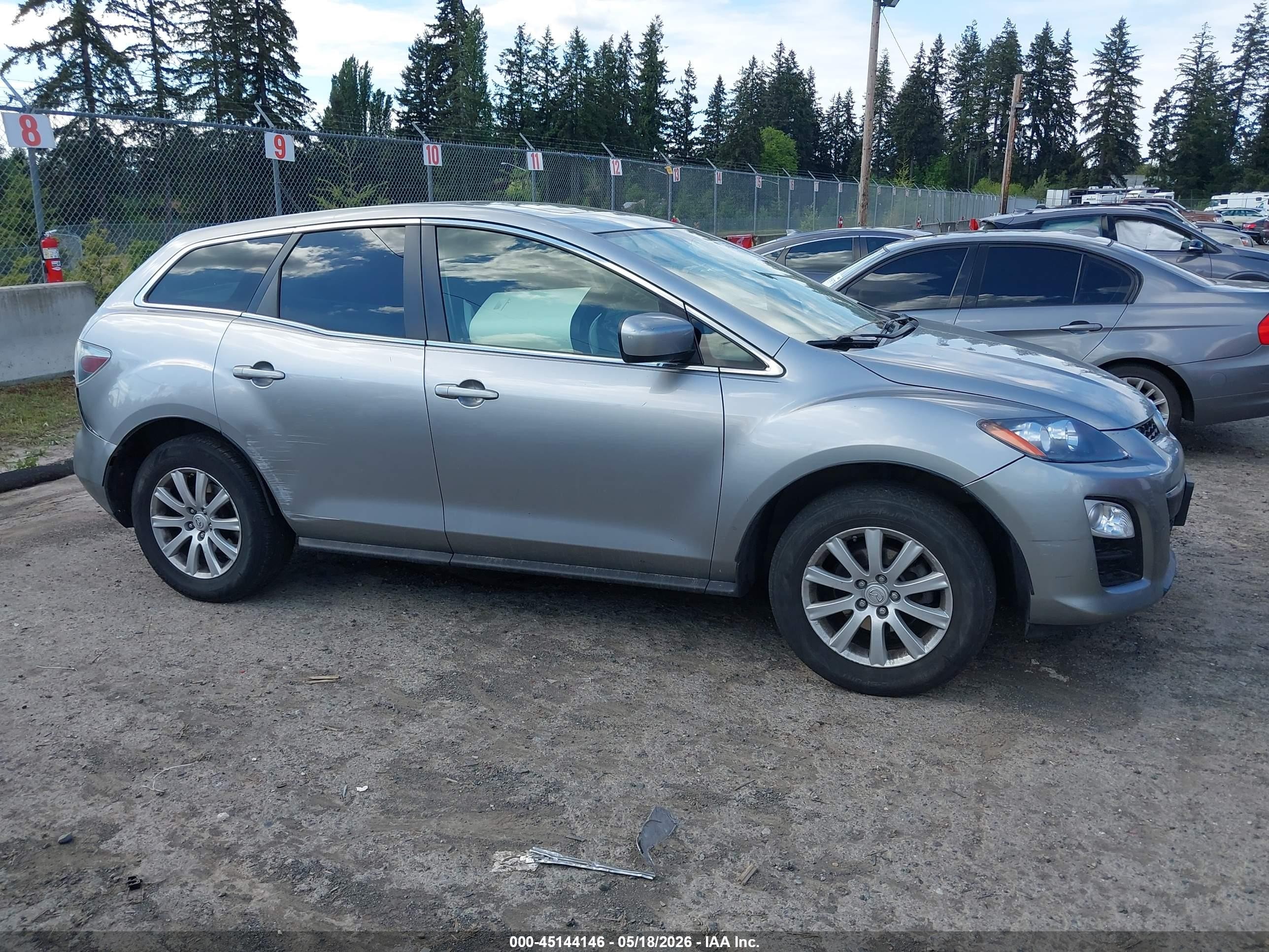 2011 Mazda Cx-7 I Sport Silver vin: JM3ER2BM5B0408429