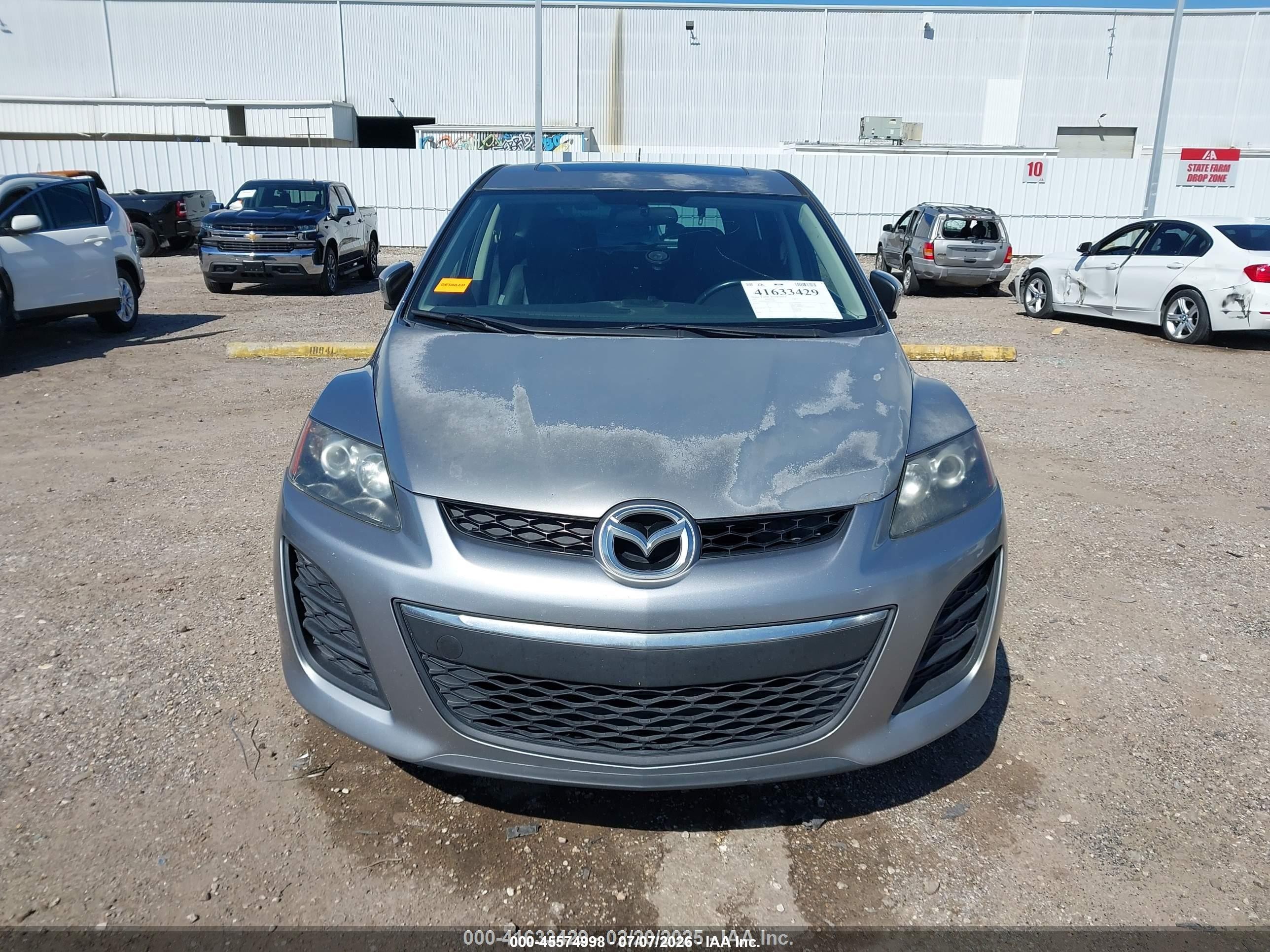 2011 Mazda Cx-7 I Sport Silver vin: JM3ER2BM6B0368832