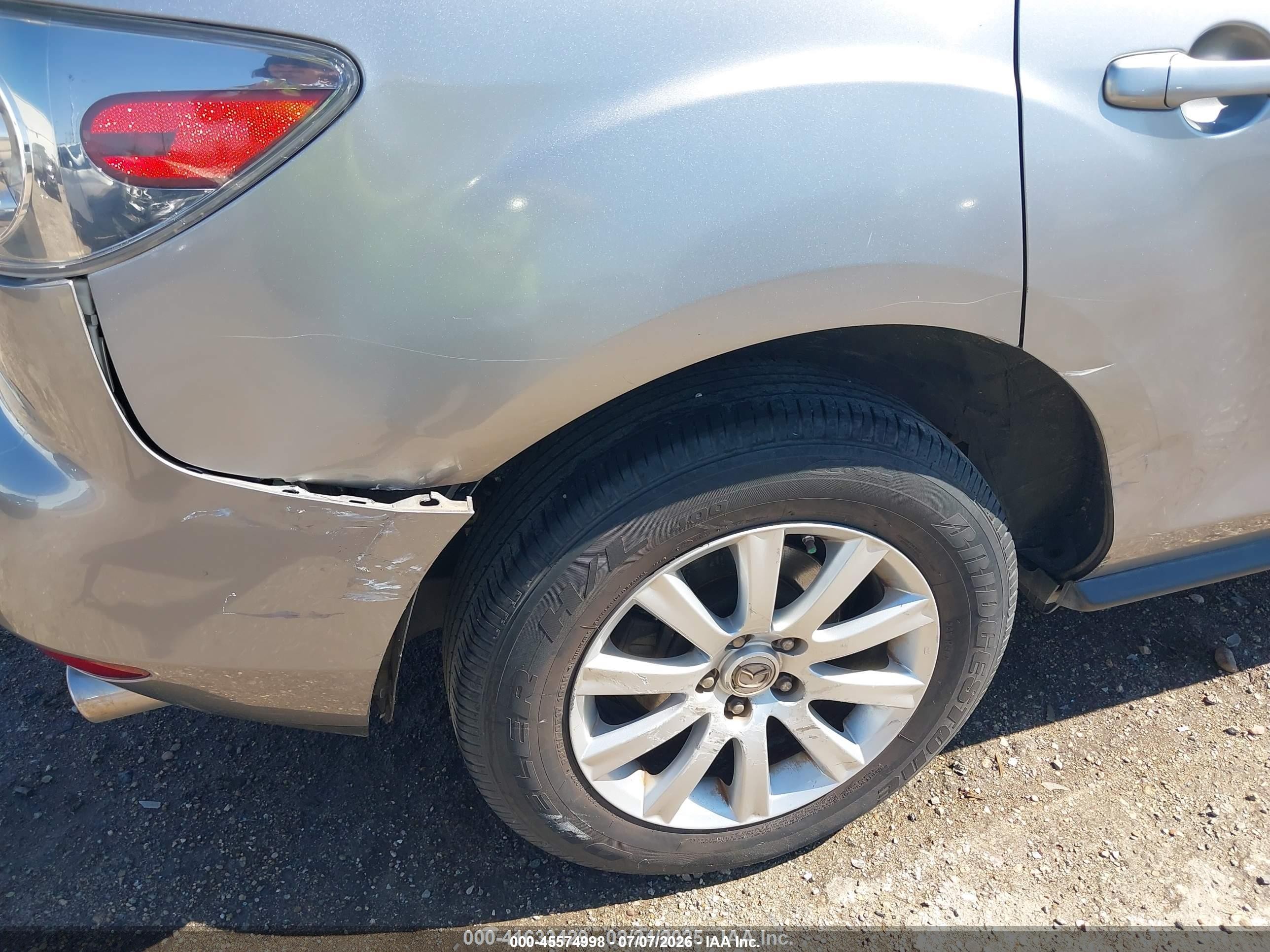 2011 Mazda Cx-7 I Sport Silver vin: JM3ER2BM6B0368832