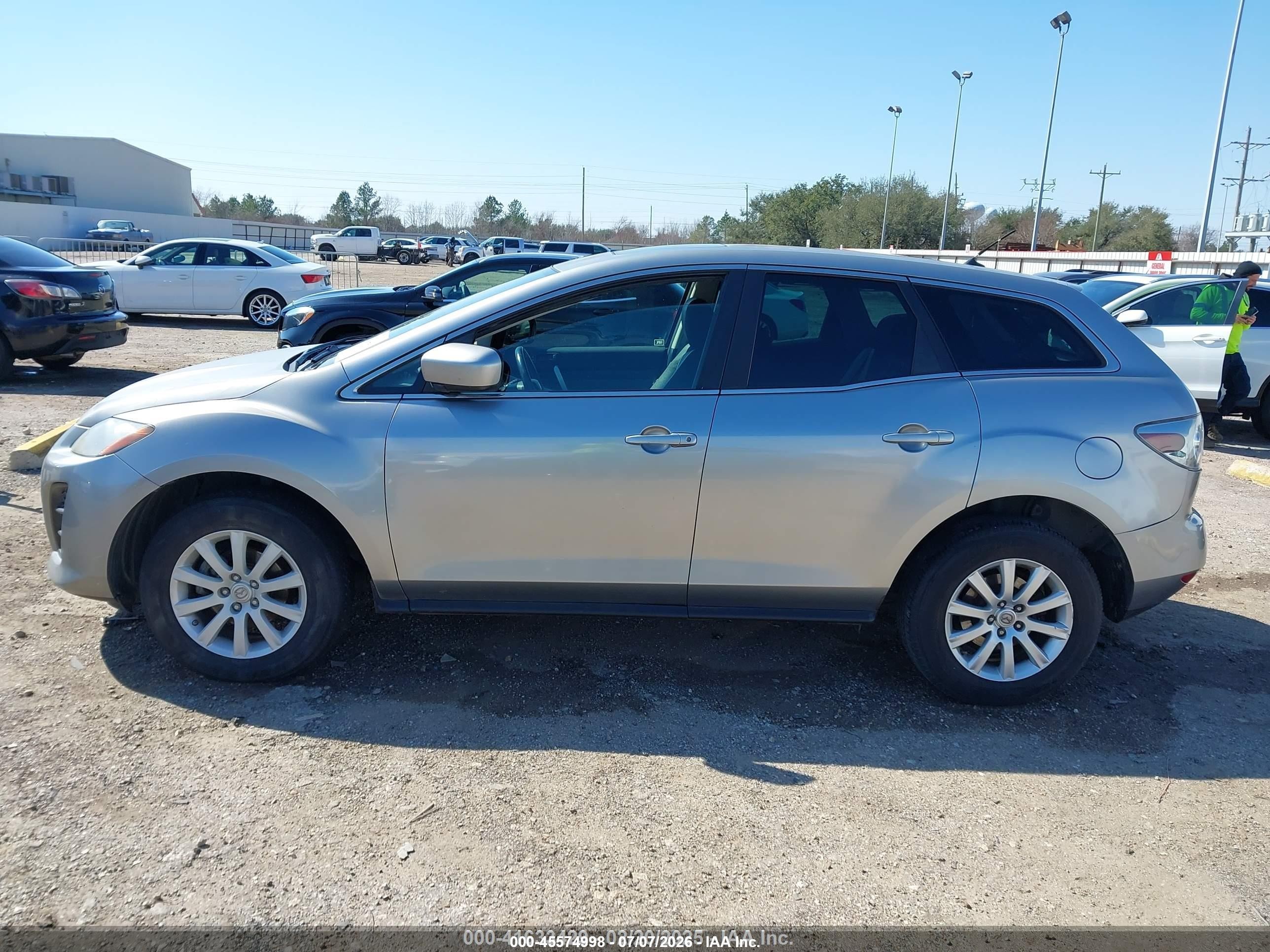 2011 Mazda Cx-7 I Sport Silver vin: JM3ER2BM6B0368832