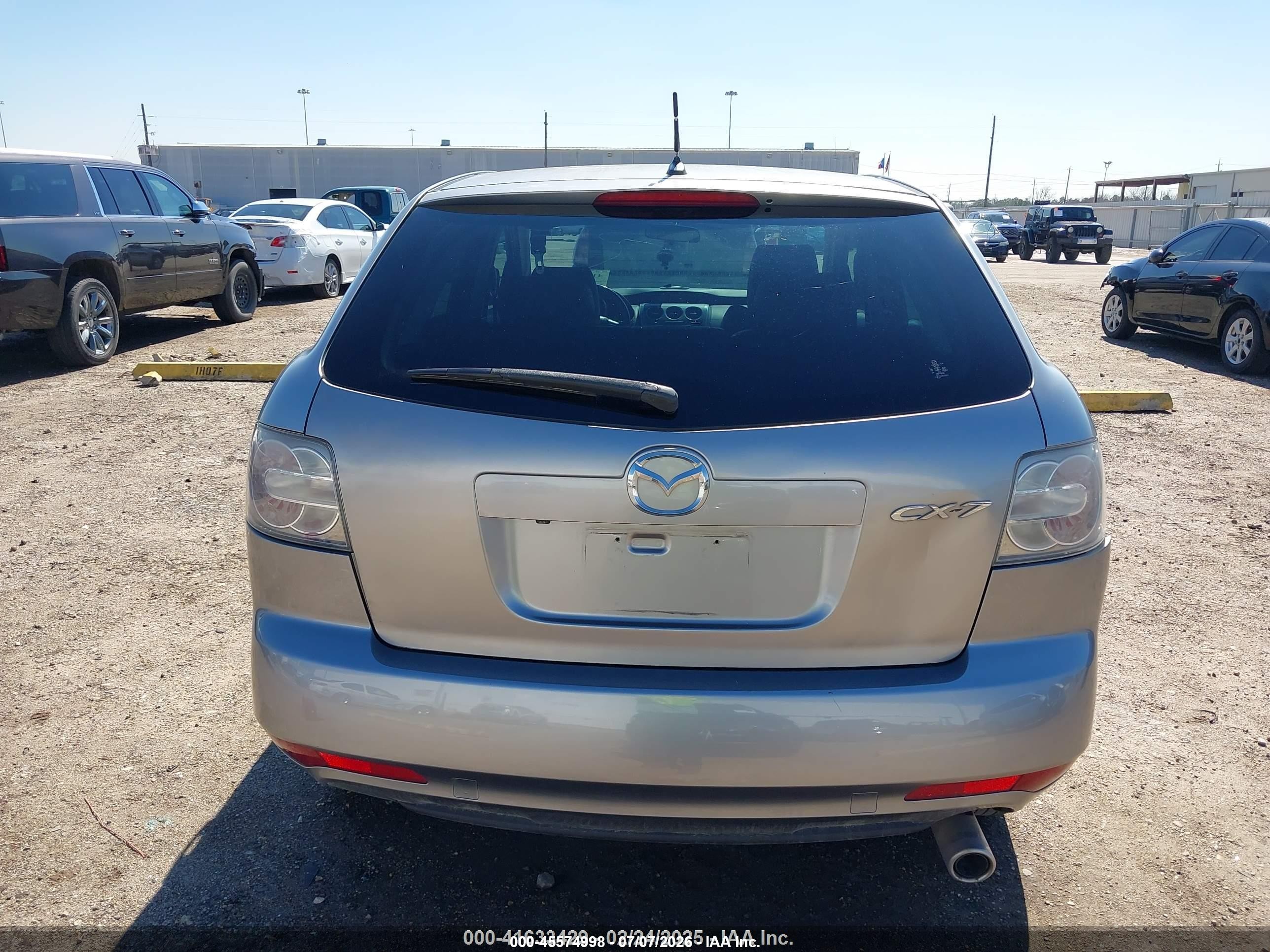 2011 Mazda Cx-7 I Sport Silver vin: JM3ER2BM6B0368832