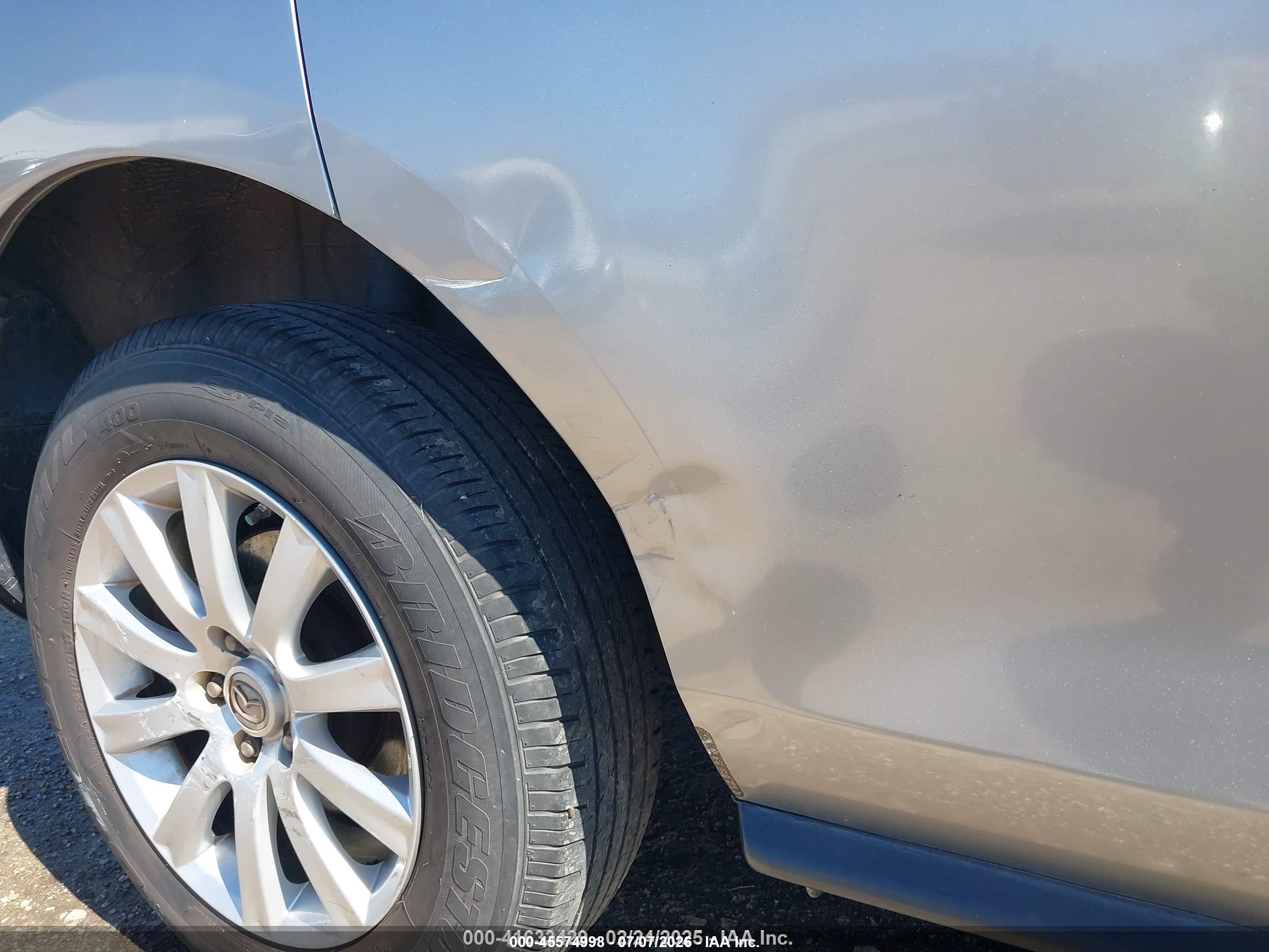 2011 Mazda Cx-7 I Sport Silver vin: JM3ER2BM6B0368832