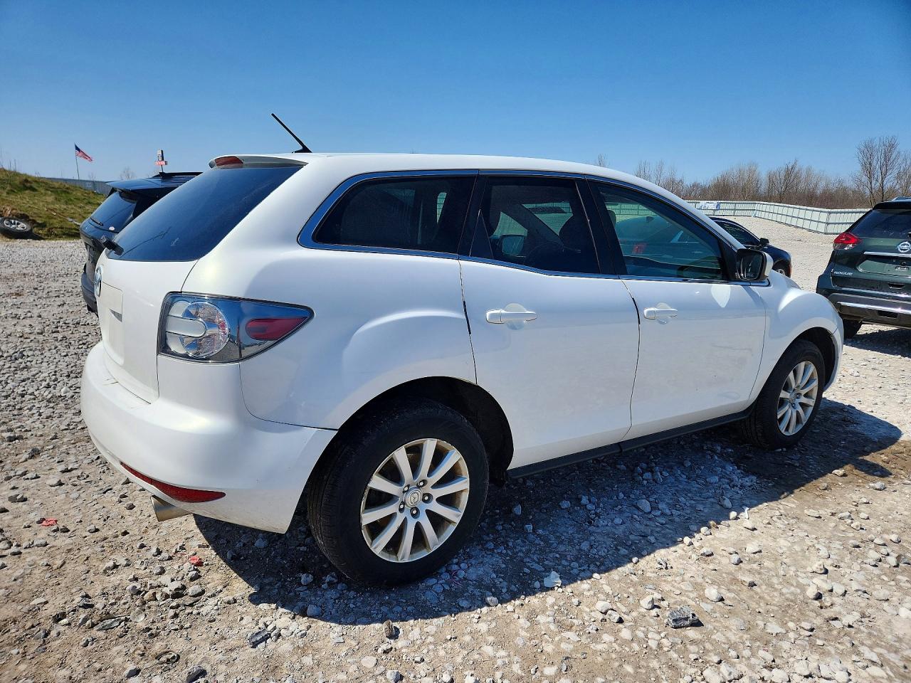 2012 Mazda Cx-7 White vin: JM3ER2BM6C0415794