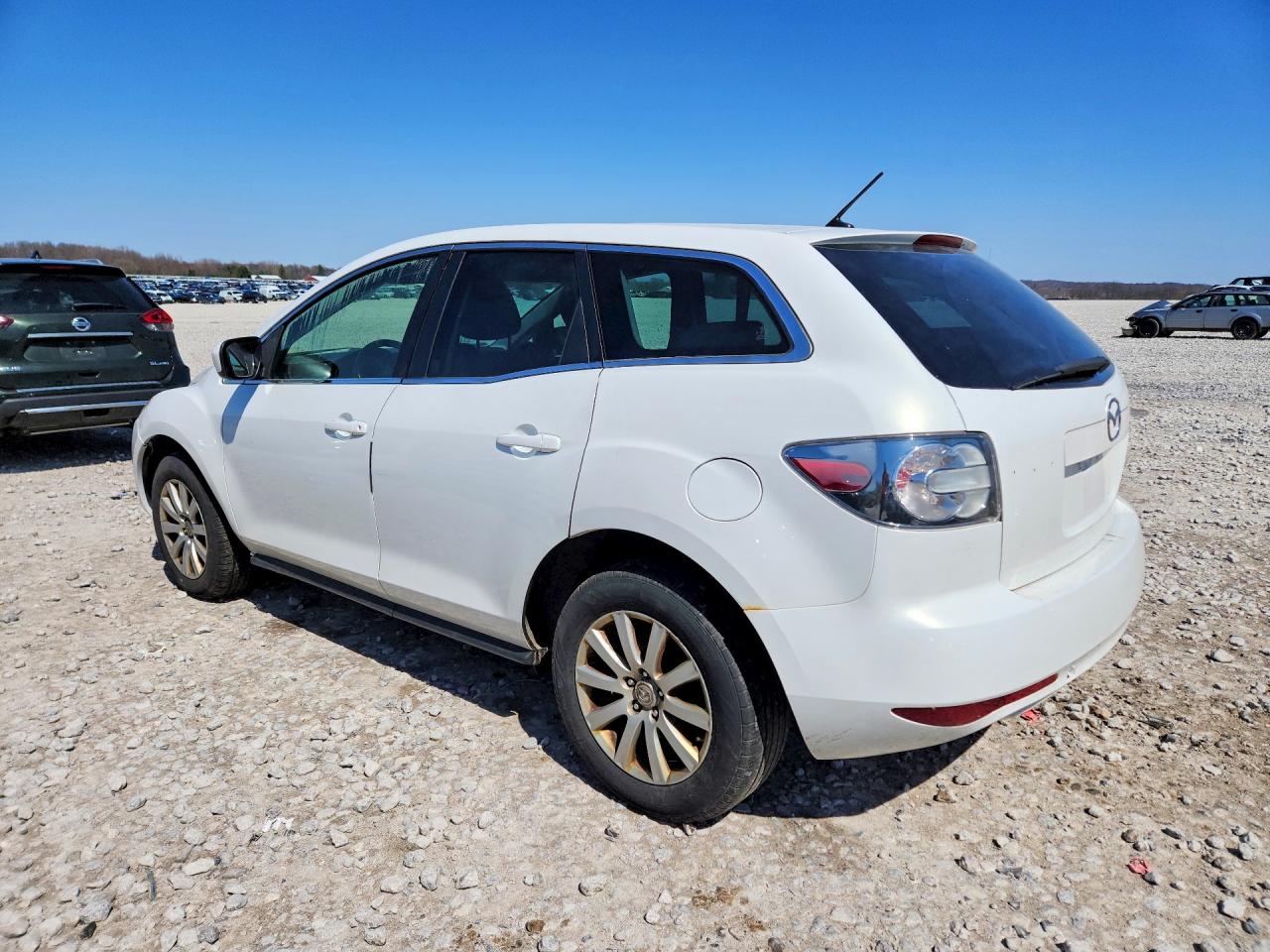 2012 Mazda Cx-7 White vin: JM3ER2BM6C0415794